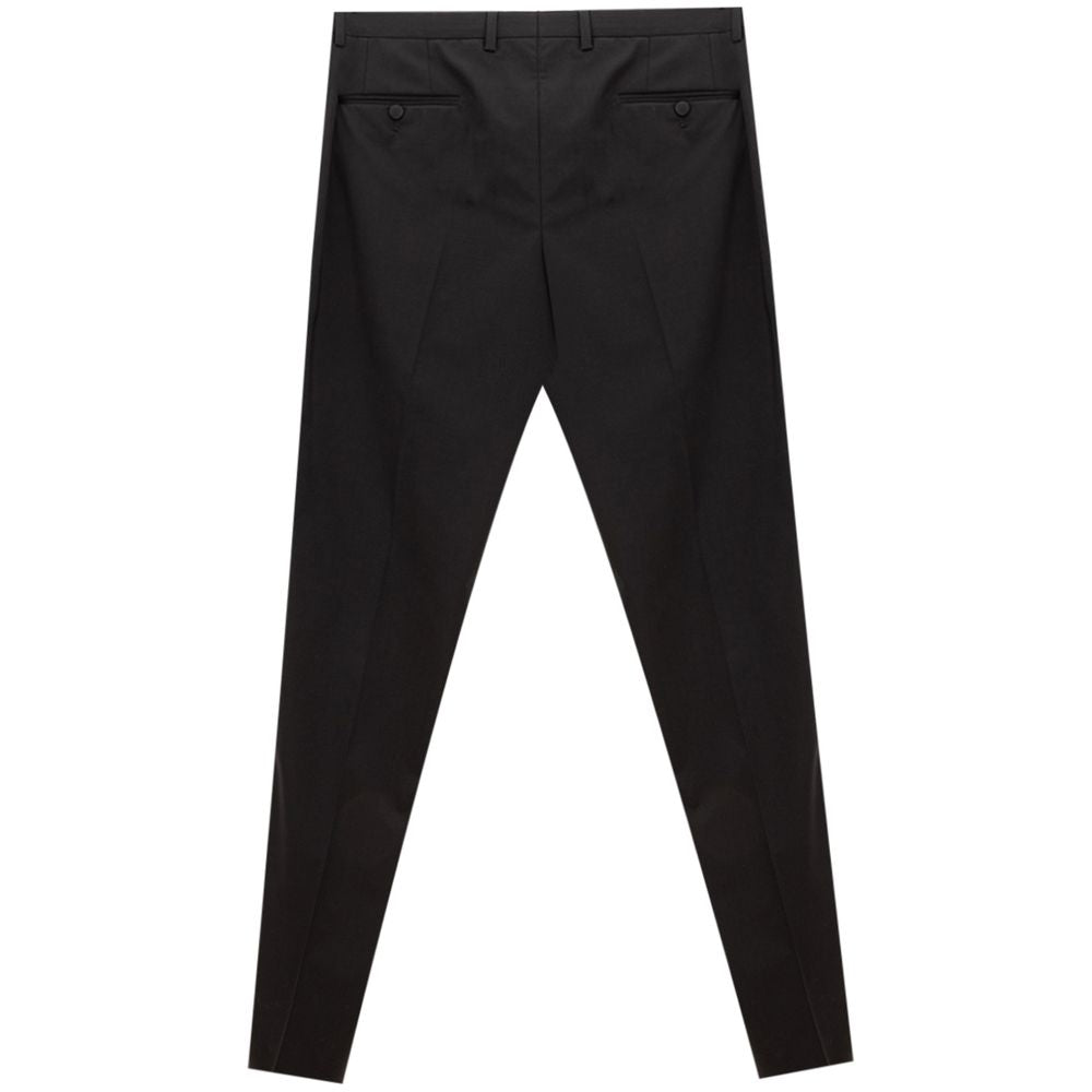 Dolce & Gabbana Schwarze Wollhose