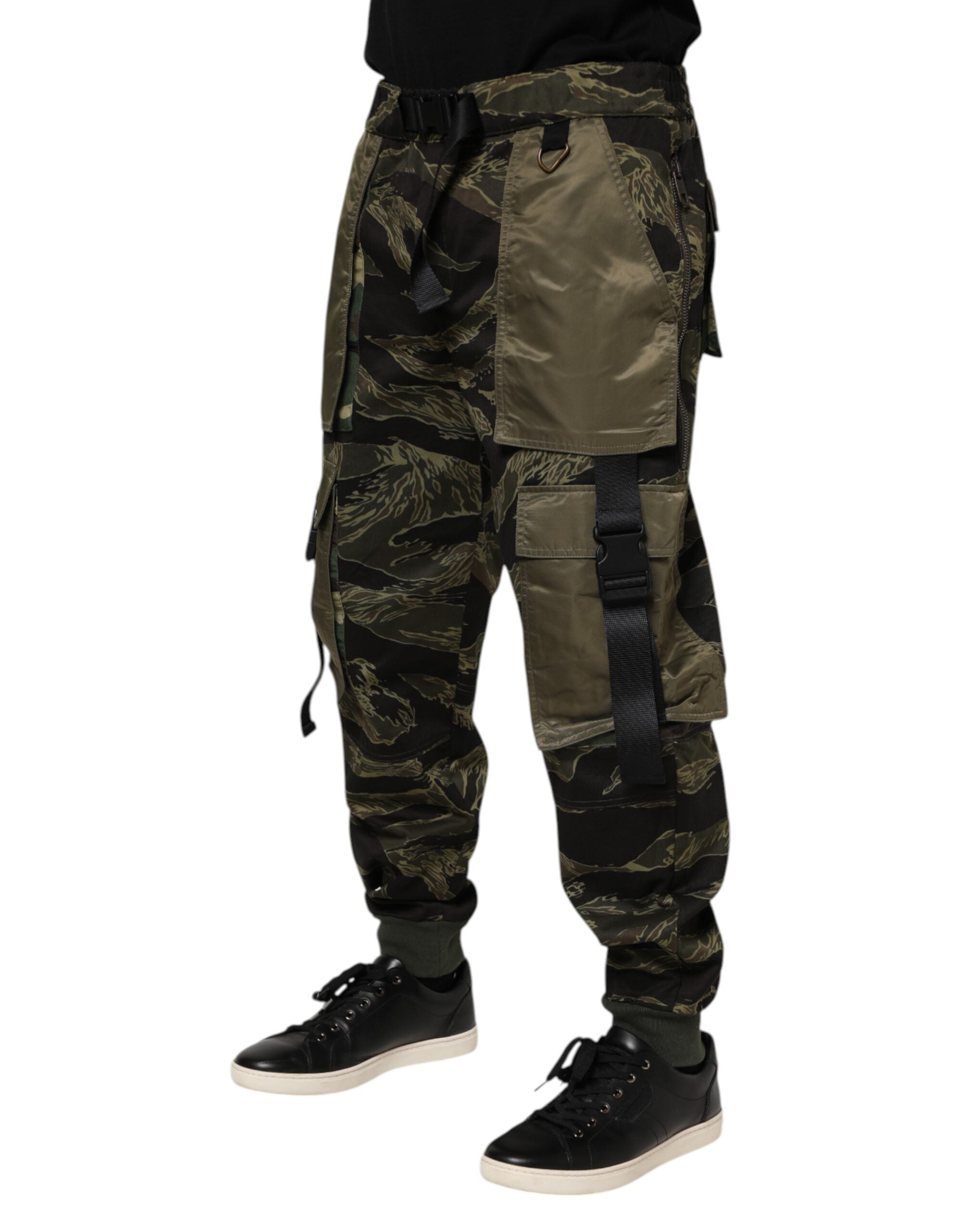Dolce & Gabbana Multicolor Cargo Tarnhose