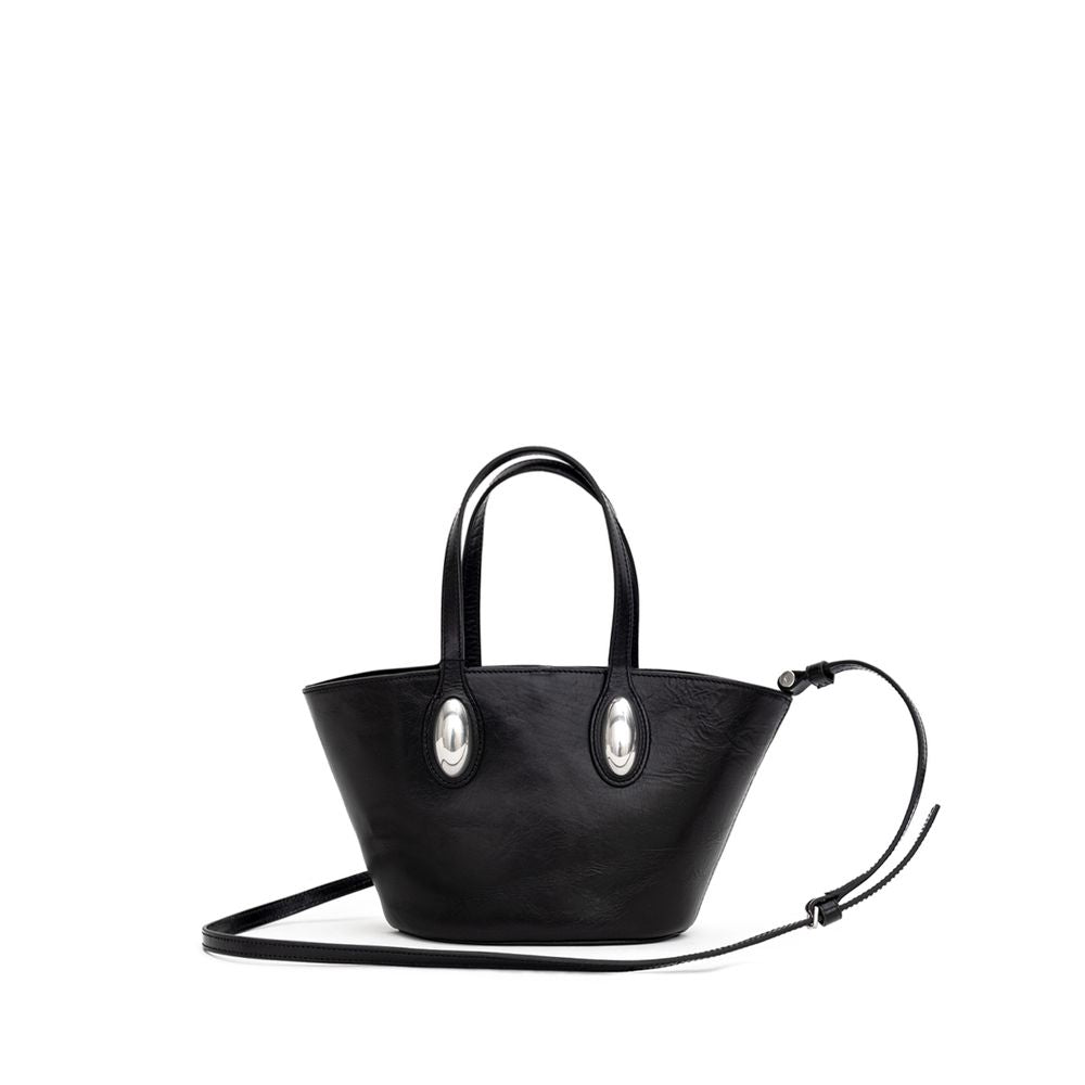 Alexander Wang Schwarze Leder Umhängetasche