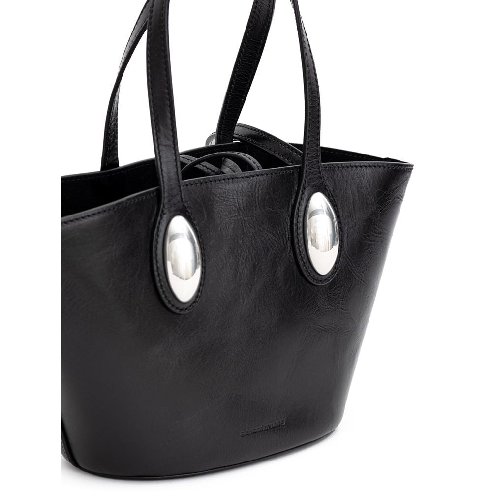 Alexander Wang Schwarze Leder Umhängetasche