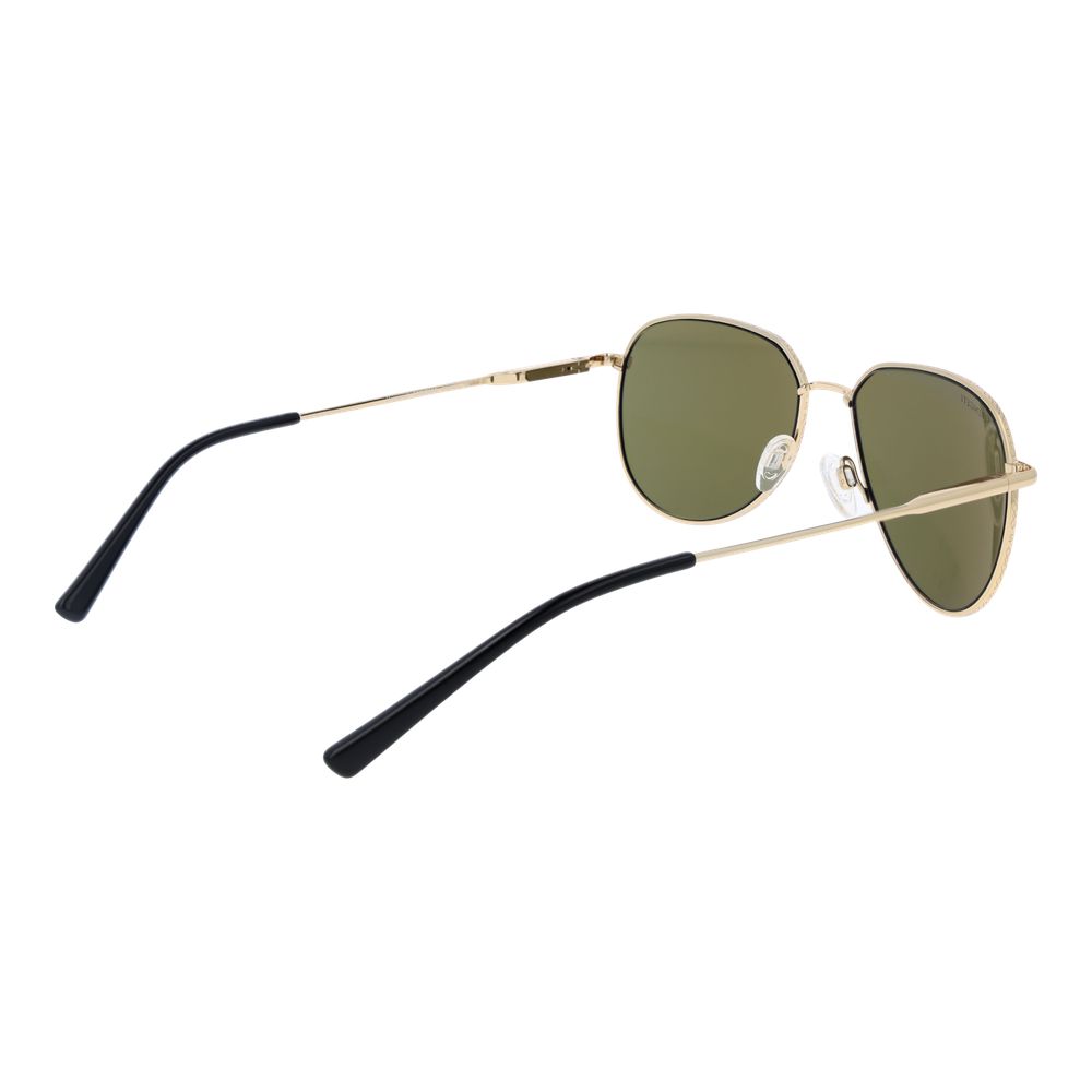 Serengeti Sonnenbrille aus goldfarbenem Kunststoff