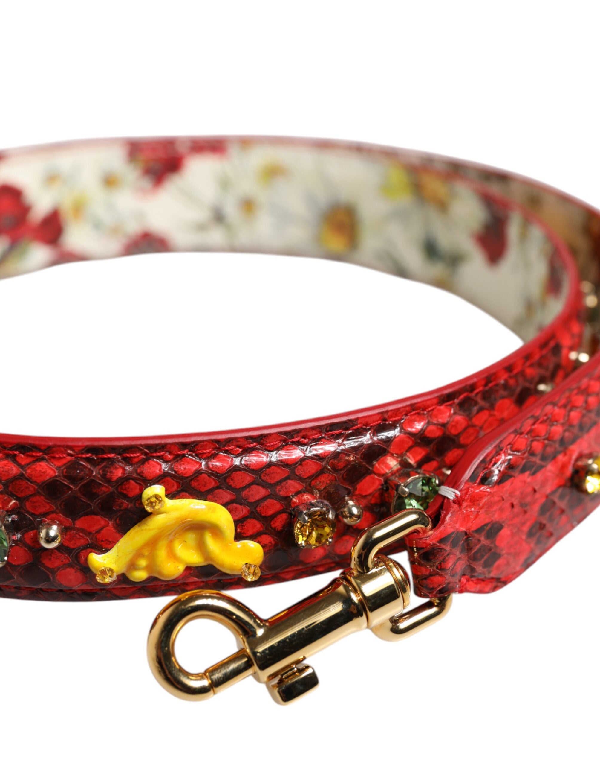 Dolce & Gabbana Multicolor verschönert Handtasche Accessoire Schulterriemen