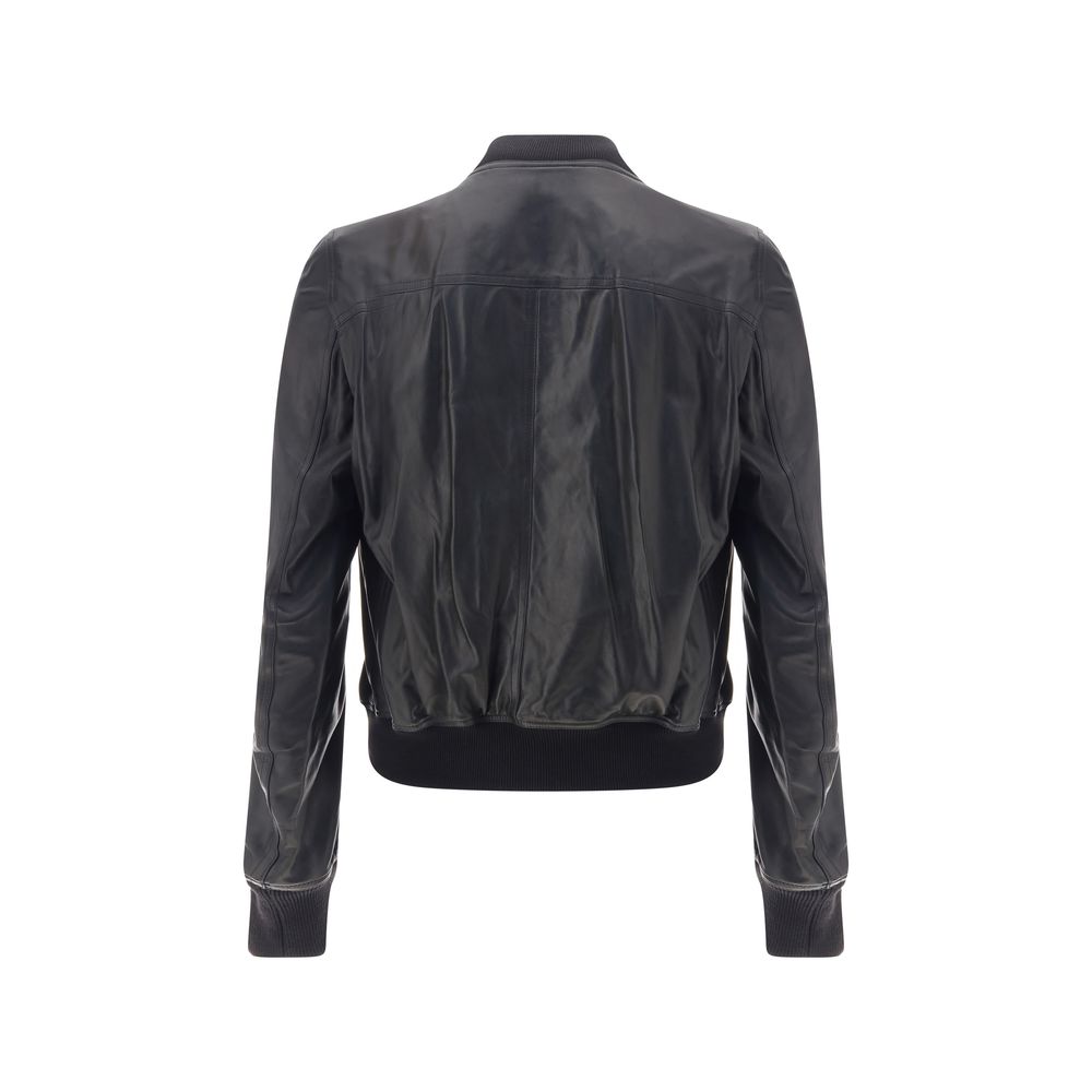 Lederjacke im Bauhaus-Stil von Rick Owens