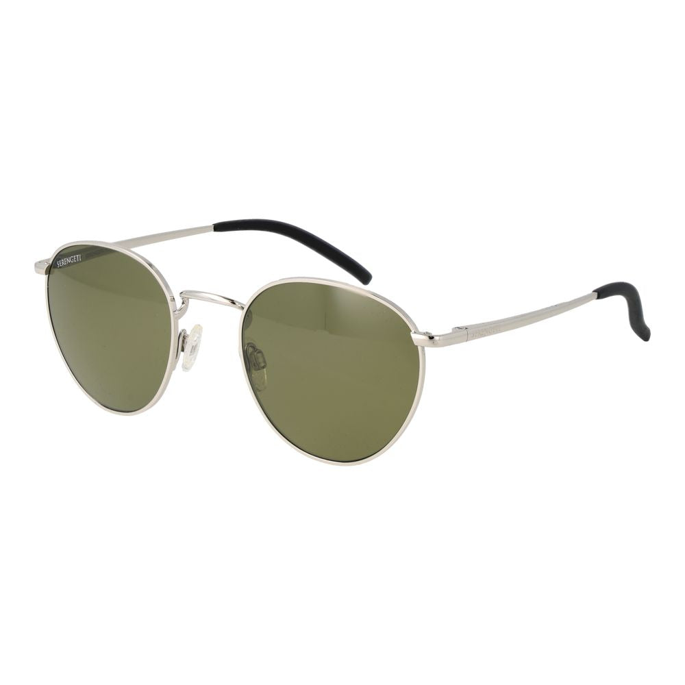 Serengeti Sonnenbrille aus silbernem Metall