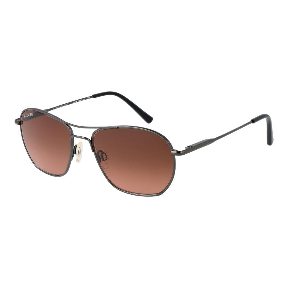 Serengeti Graue Sonnenbrille aus Metall