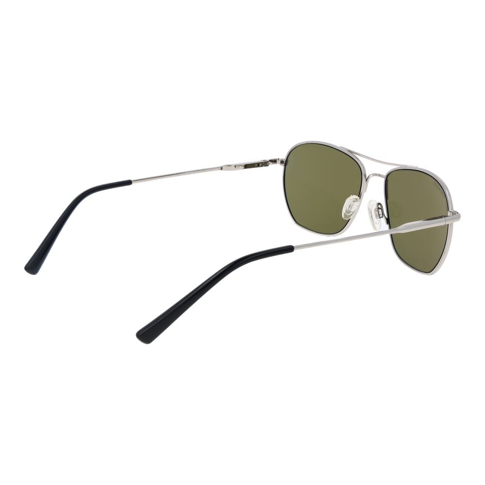 Serengeti Sonnenbrille aus silbernem Metall