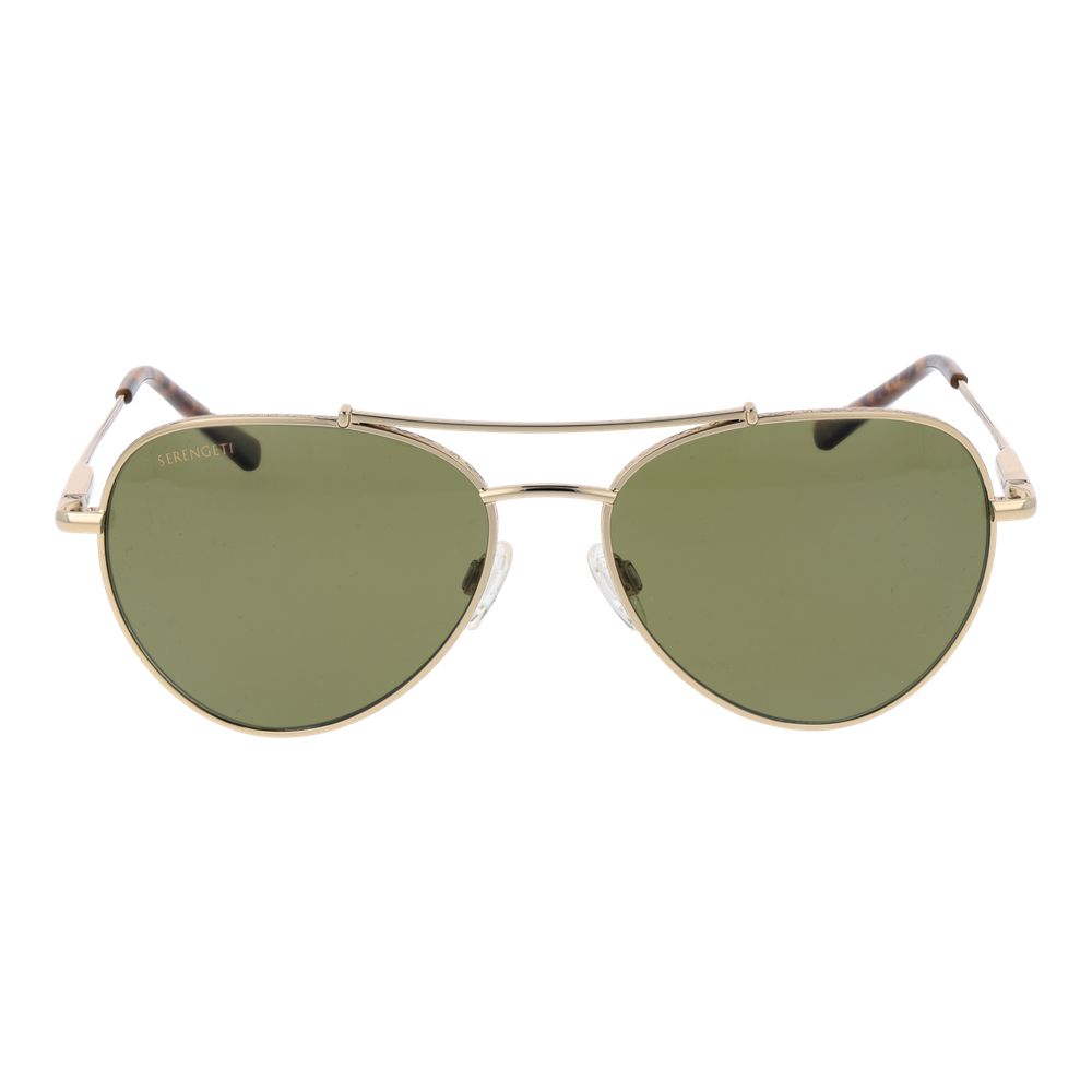 Serengeti Sonnenbrille aus Goldmetall