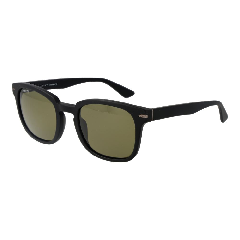 Serengeti Schwarze Sonnenbrille aus Acetat
