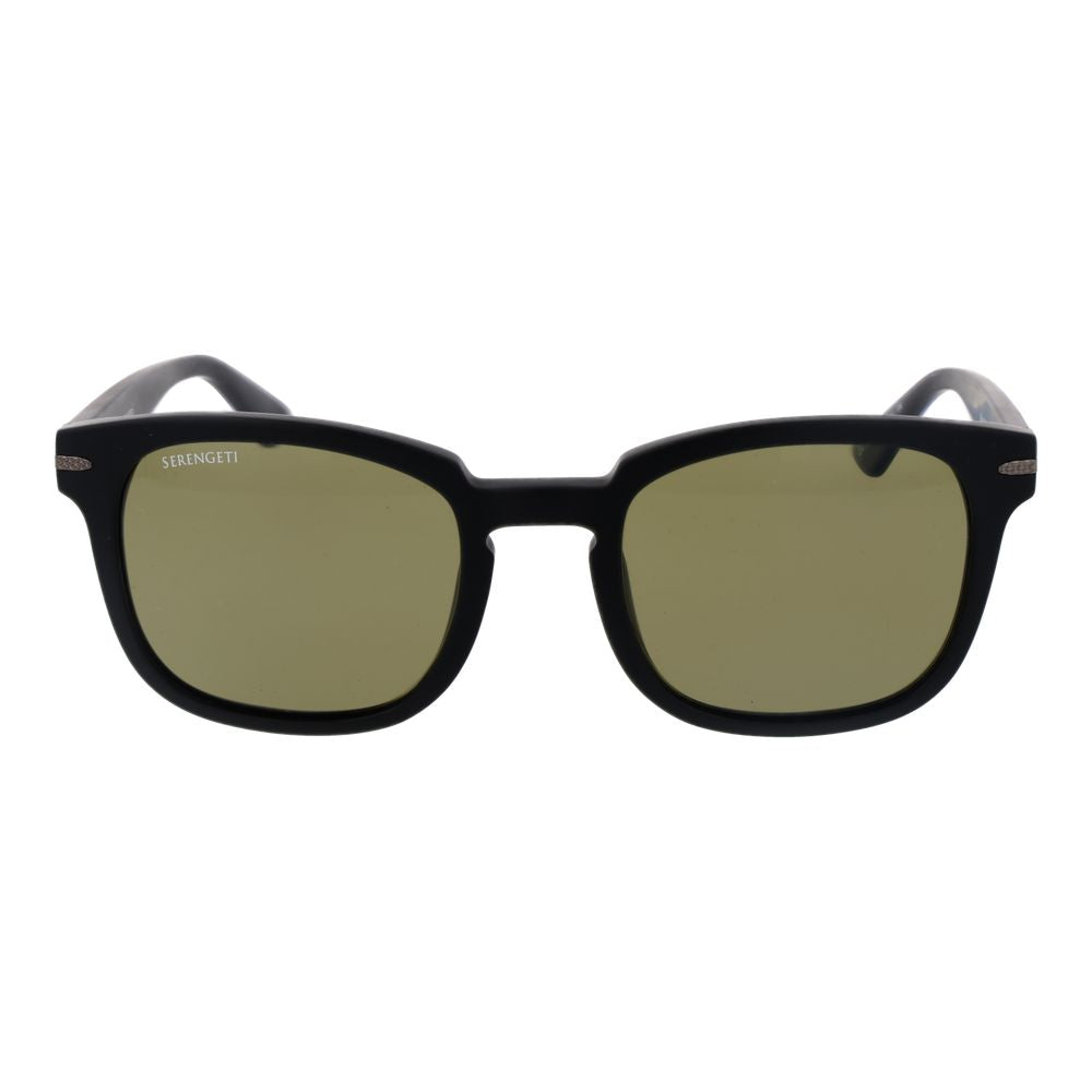 Serengeti Schwarze Sonnenbrille aus Acetat