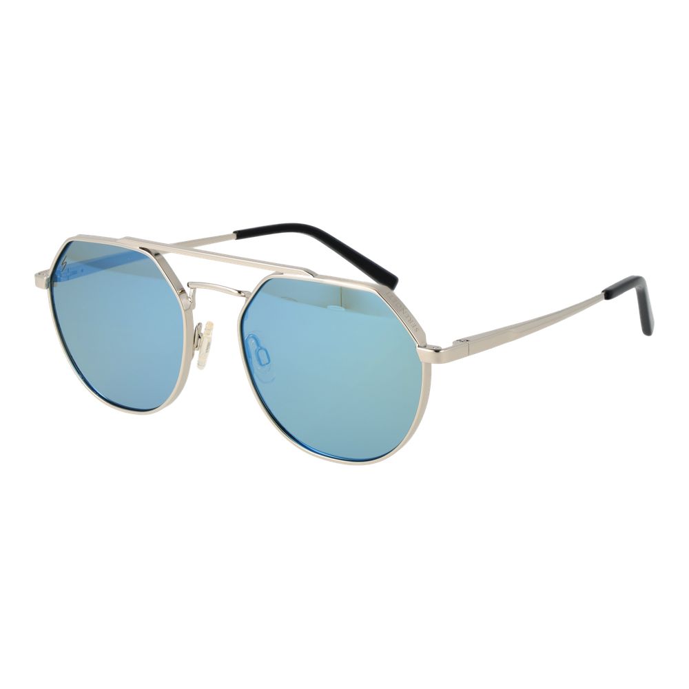 Serengeti Sonnenbrille aus silbernem Metall