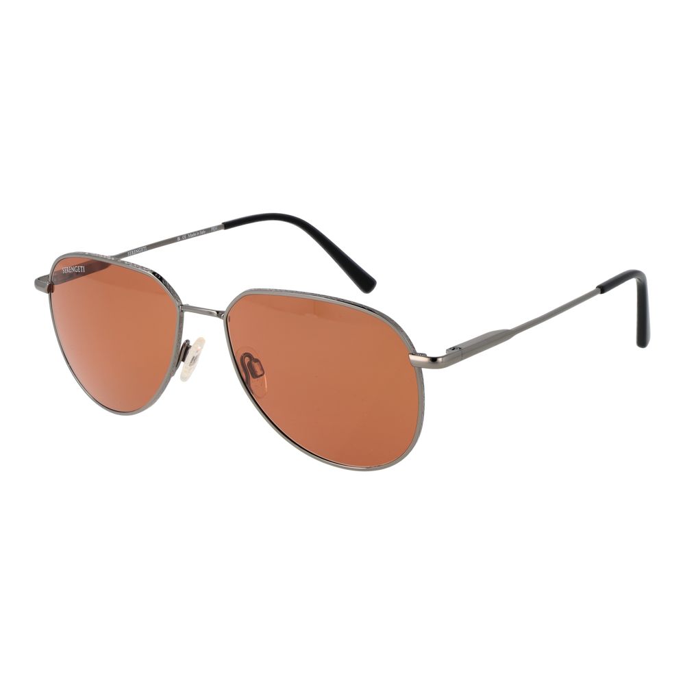 Serengeti Graue Sonnenbrille aus Metall