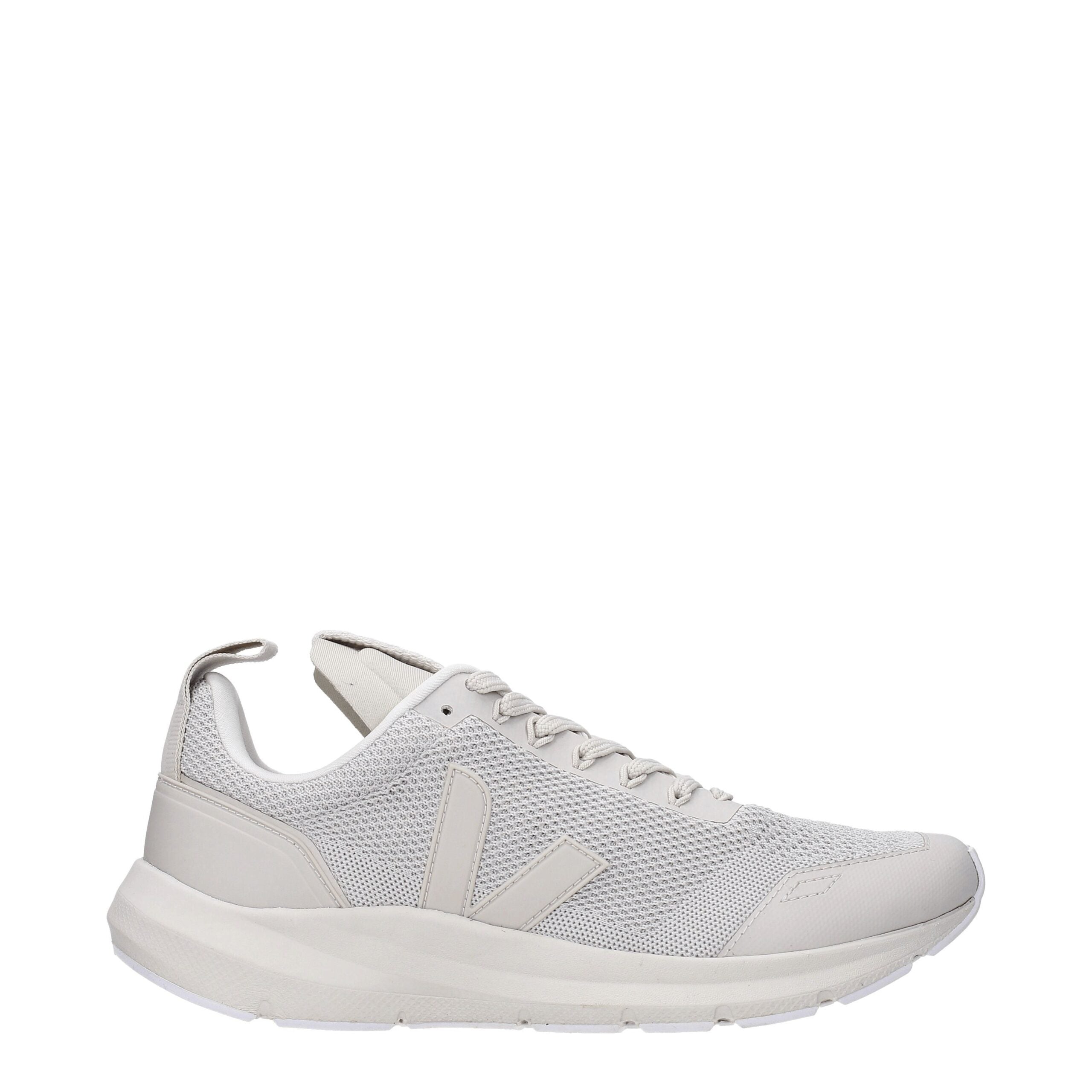Veja Graue Stoff-Sneaker mit niedrigem Schaft