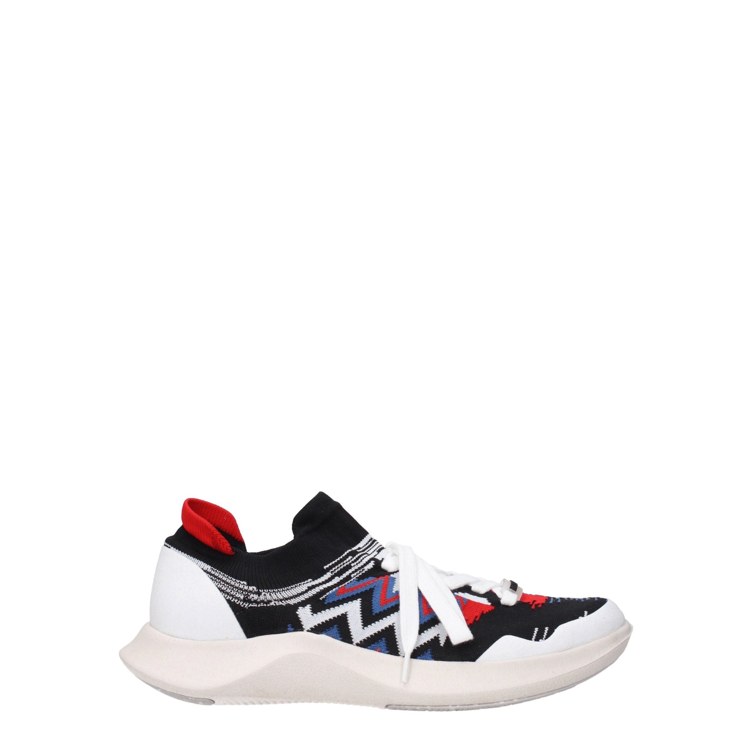Missoni Rote Stoff-Sneaker
