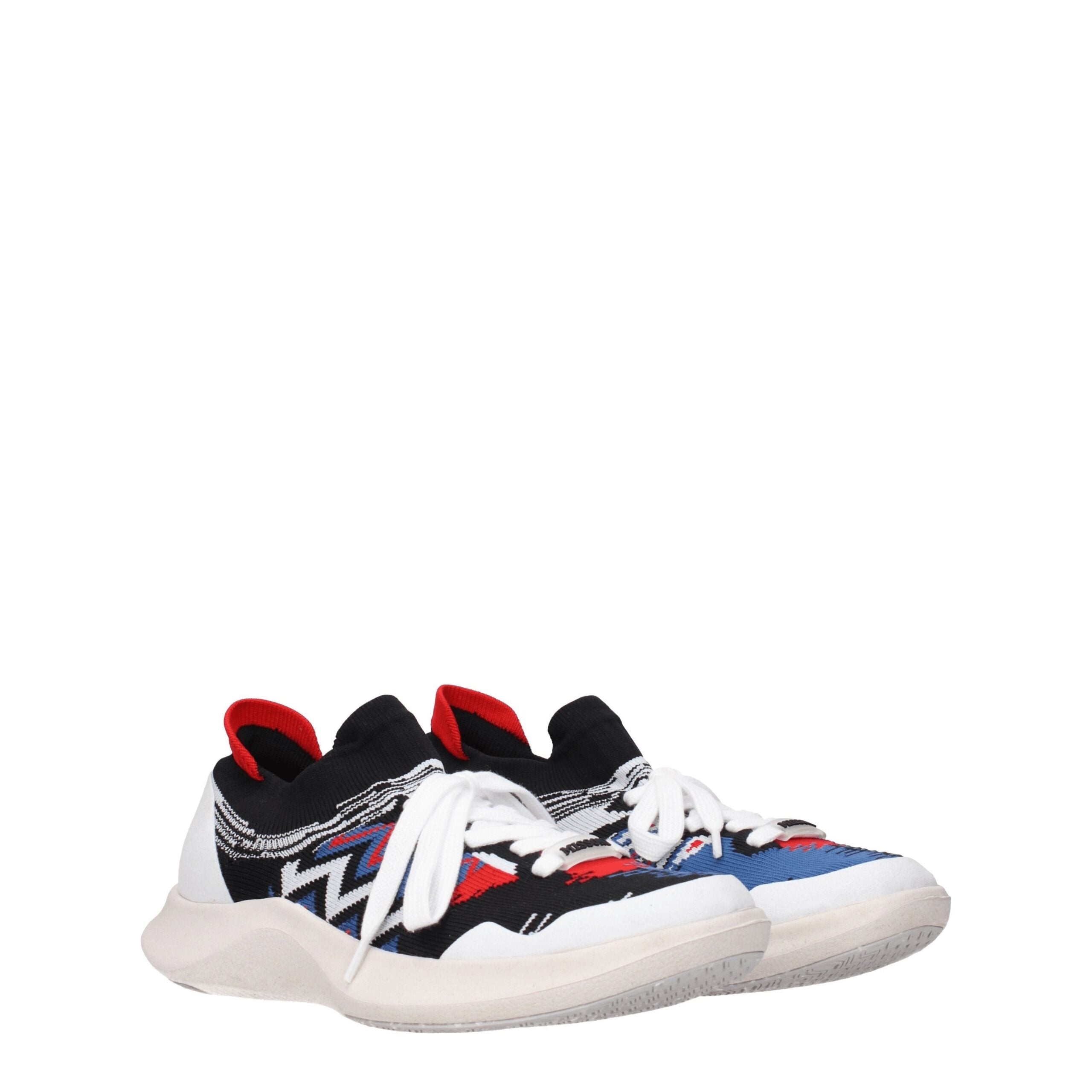 Missoni Rote Stoff-Sneaker