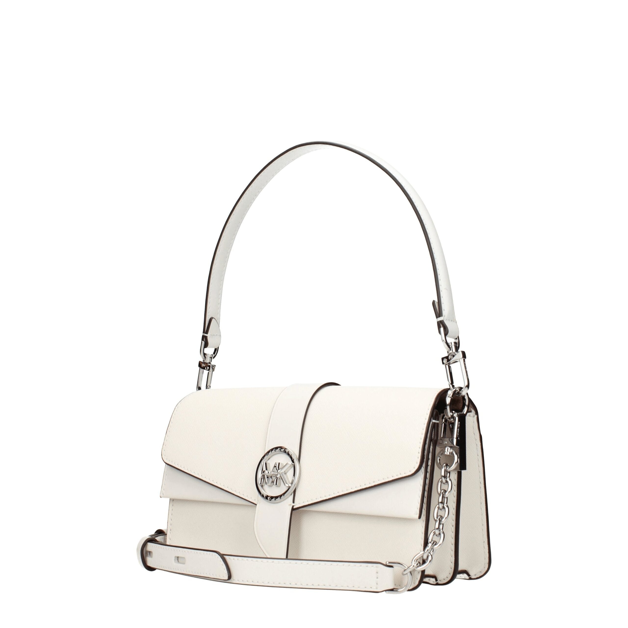 Michael Kors Weiße Ledertasche