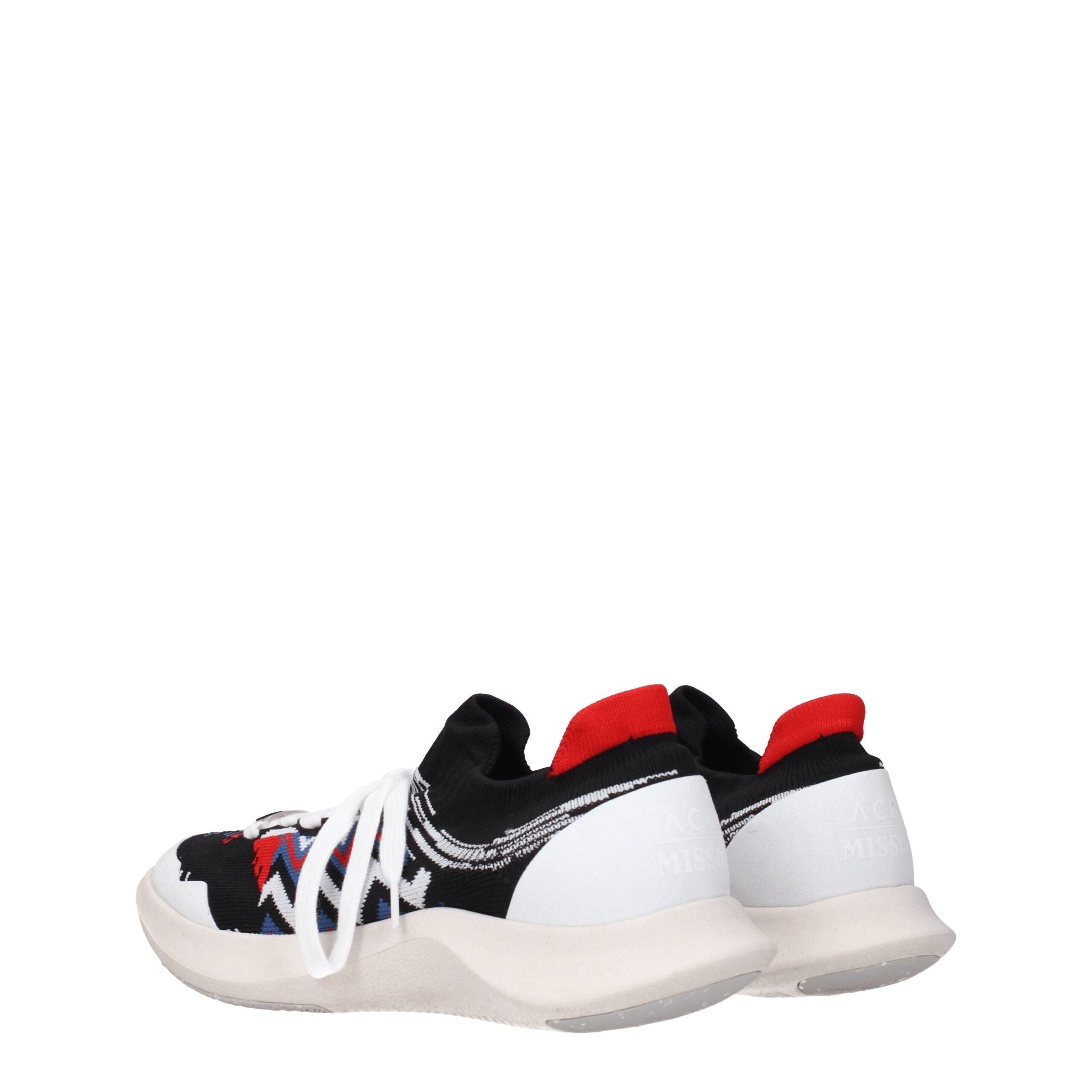 Missoni Rote Stoff-Sneaker