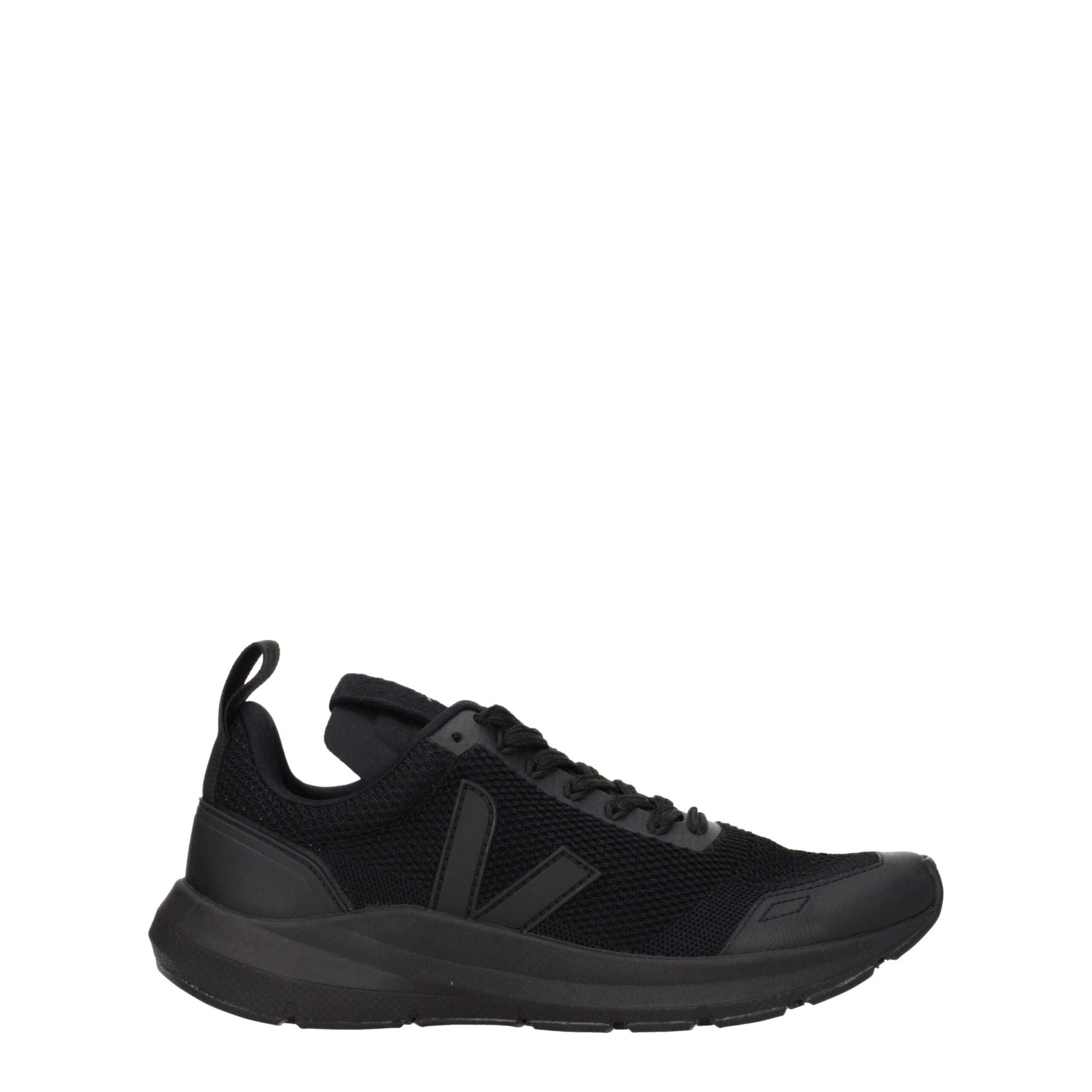 Veja Schwarze Stoff-Sneaker