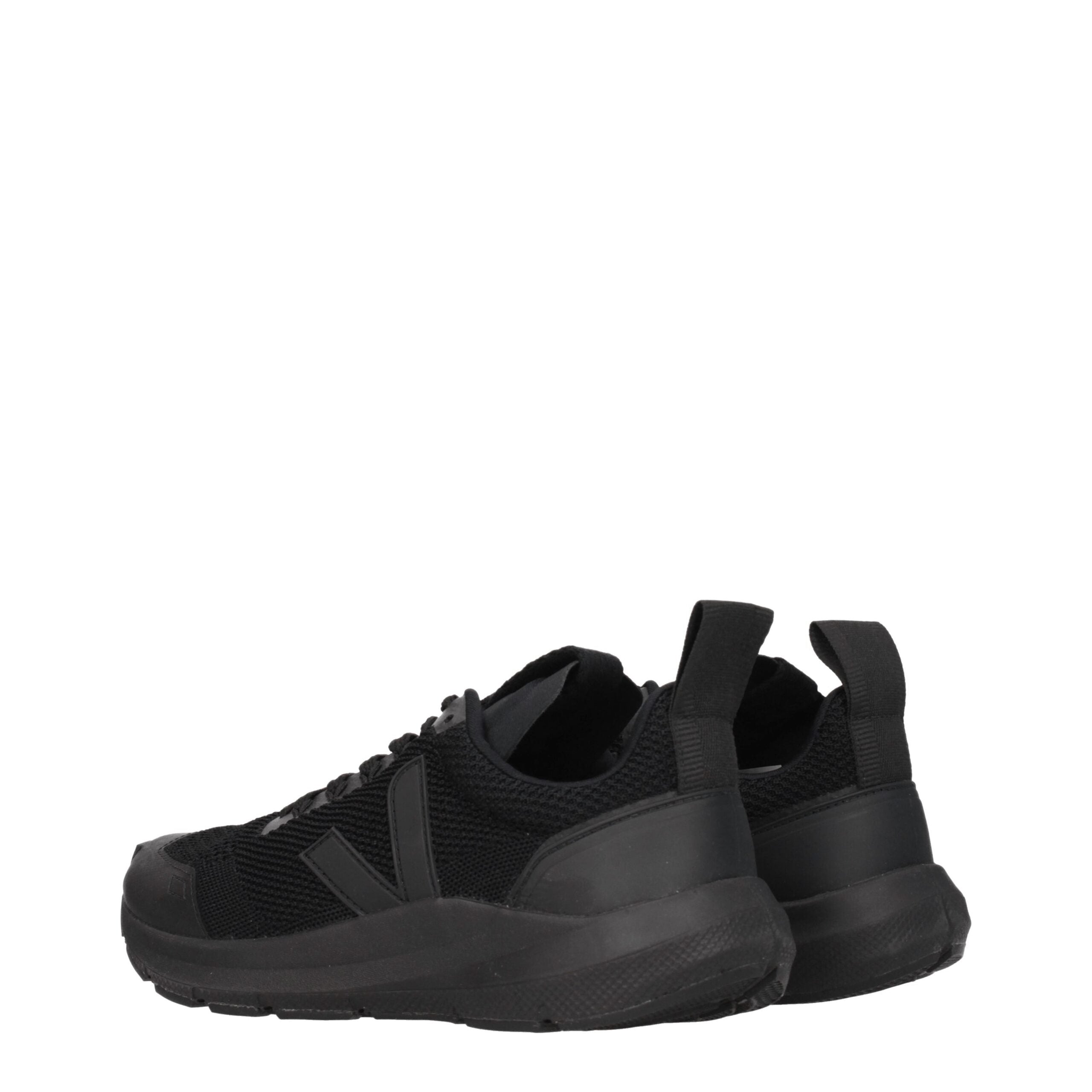 Veja Schwarze Stoff-Sneaker