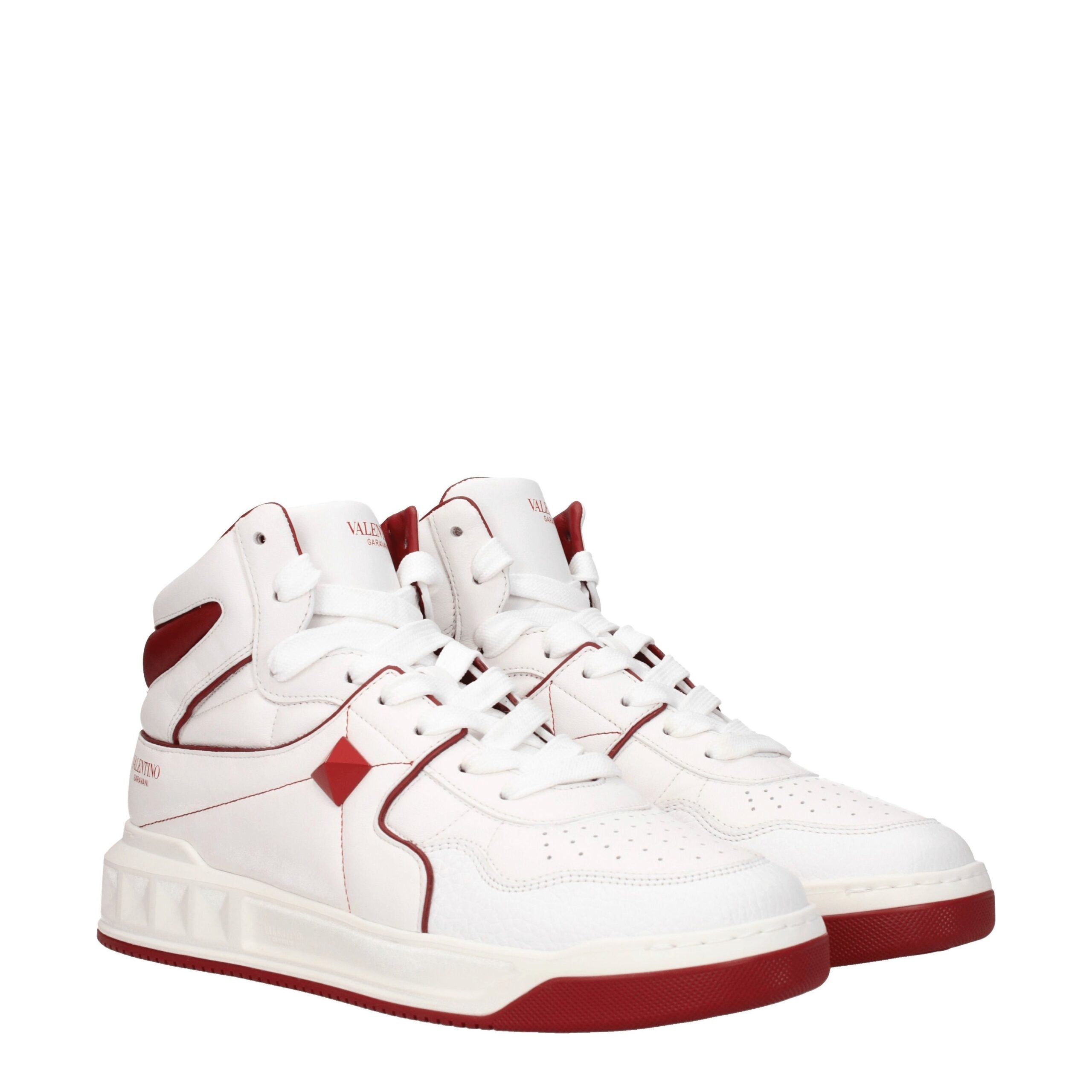 Valentino Garavani Hochwertige High-Top Sneaker aus weißem Leder