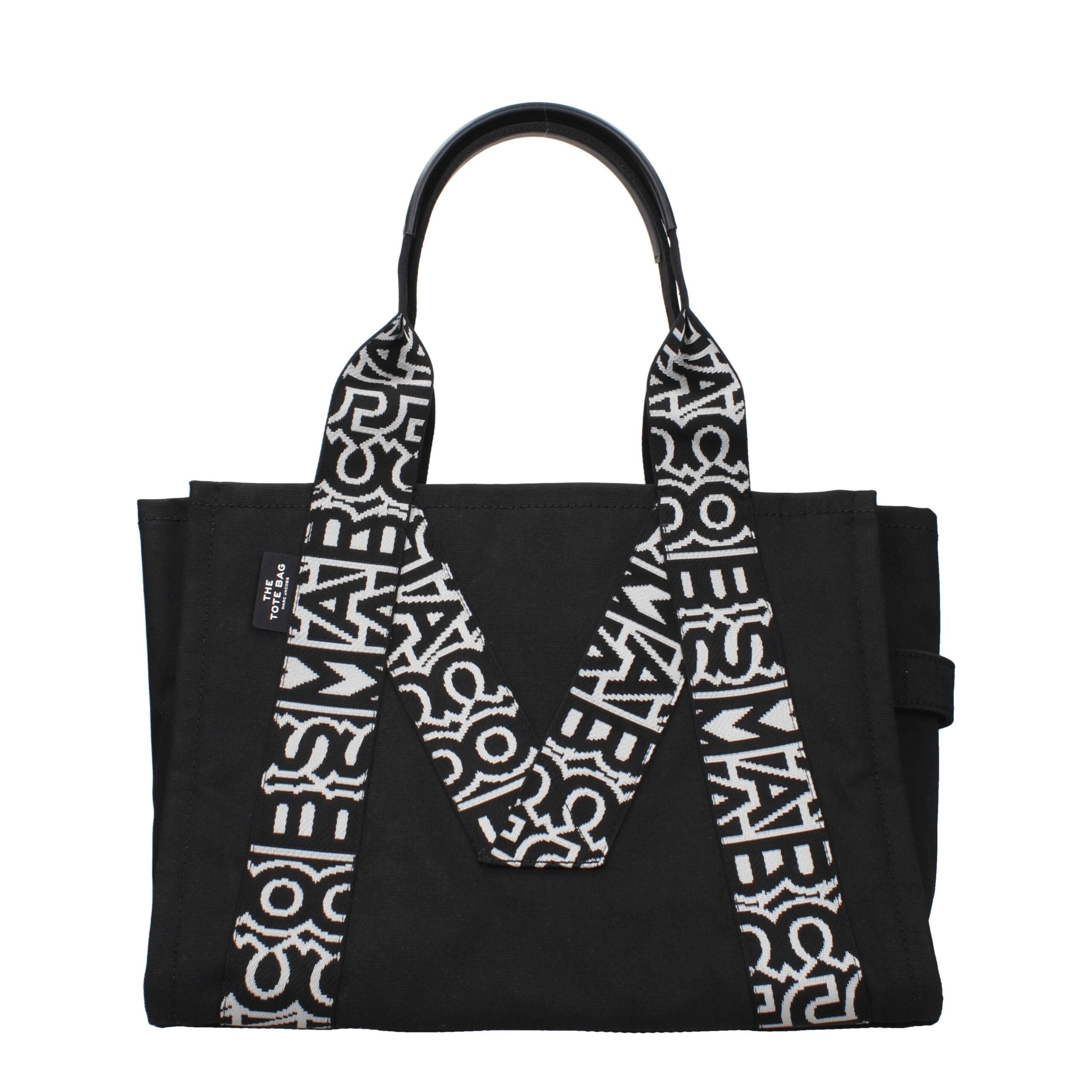 Marc Jacobs Schwarze Stoffhandtasche