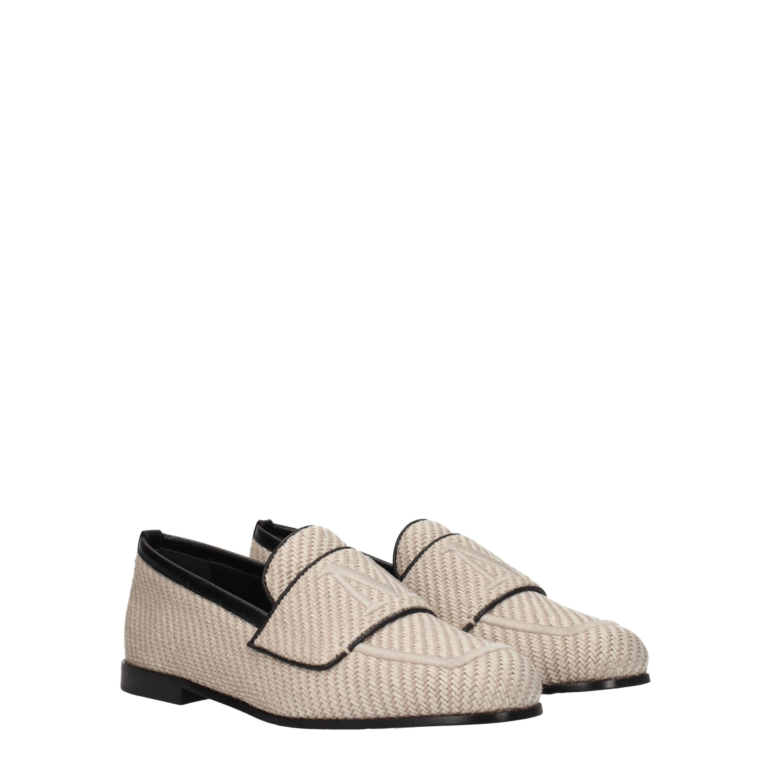 Max Mara Beige Stoff-Slipper