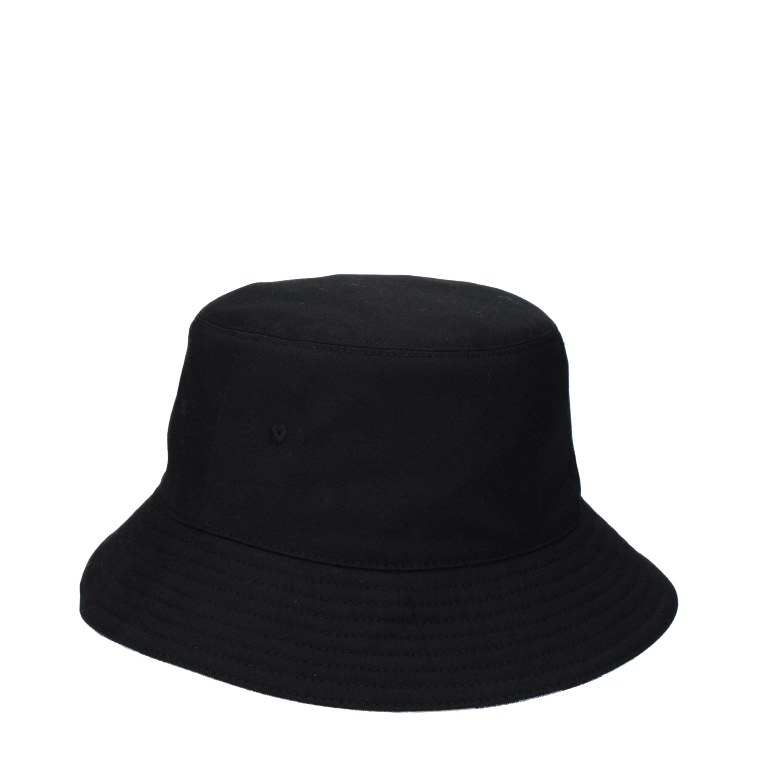 Burberry Schwarzer Stoff-Fischerhut