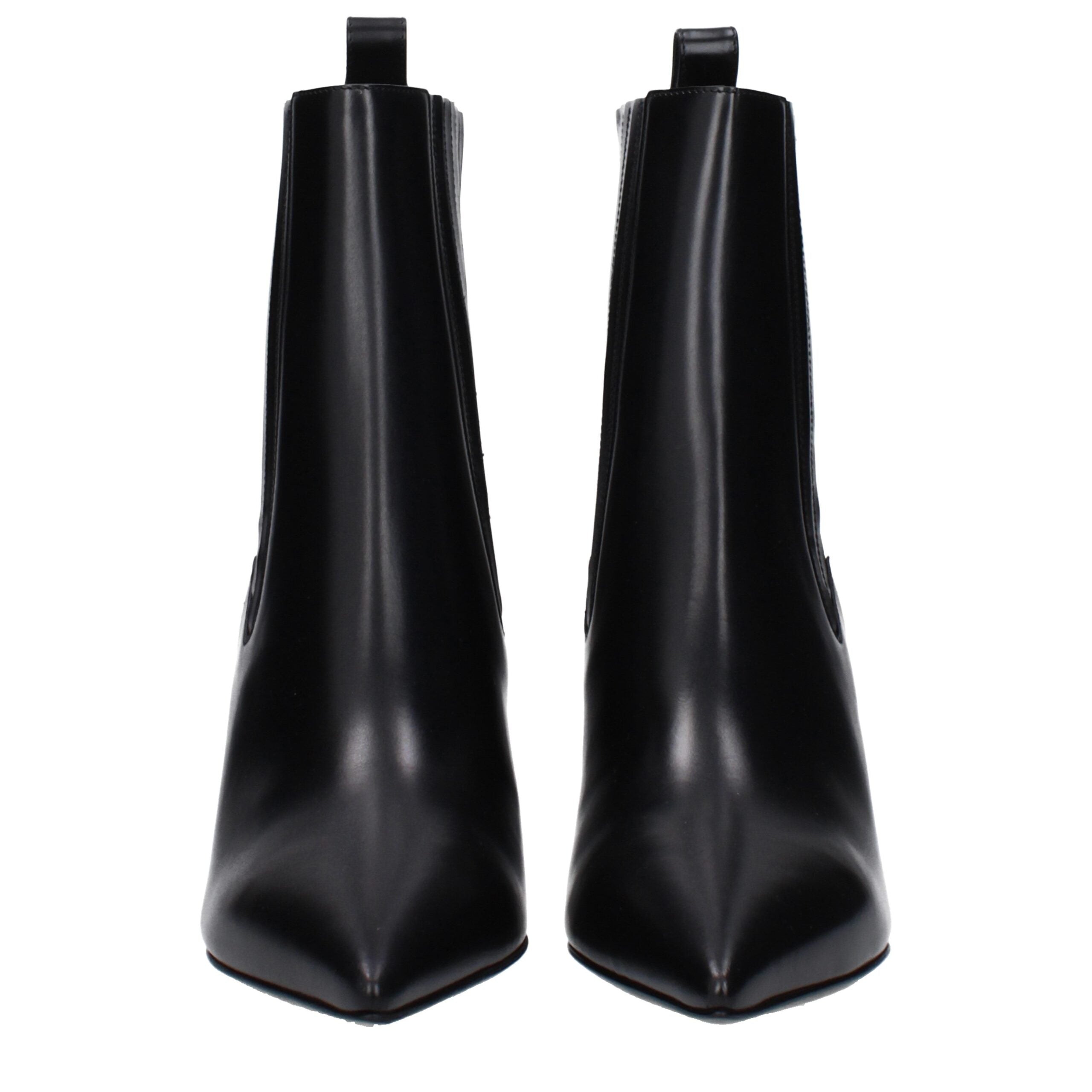 Valentino Garavani Schwarze Leder-Stiefeletten