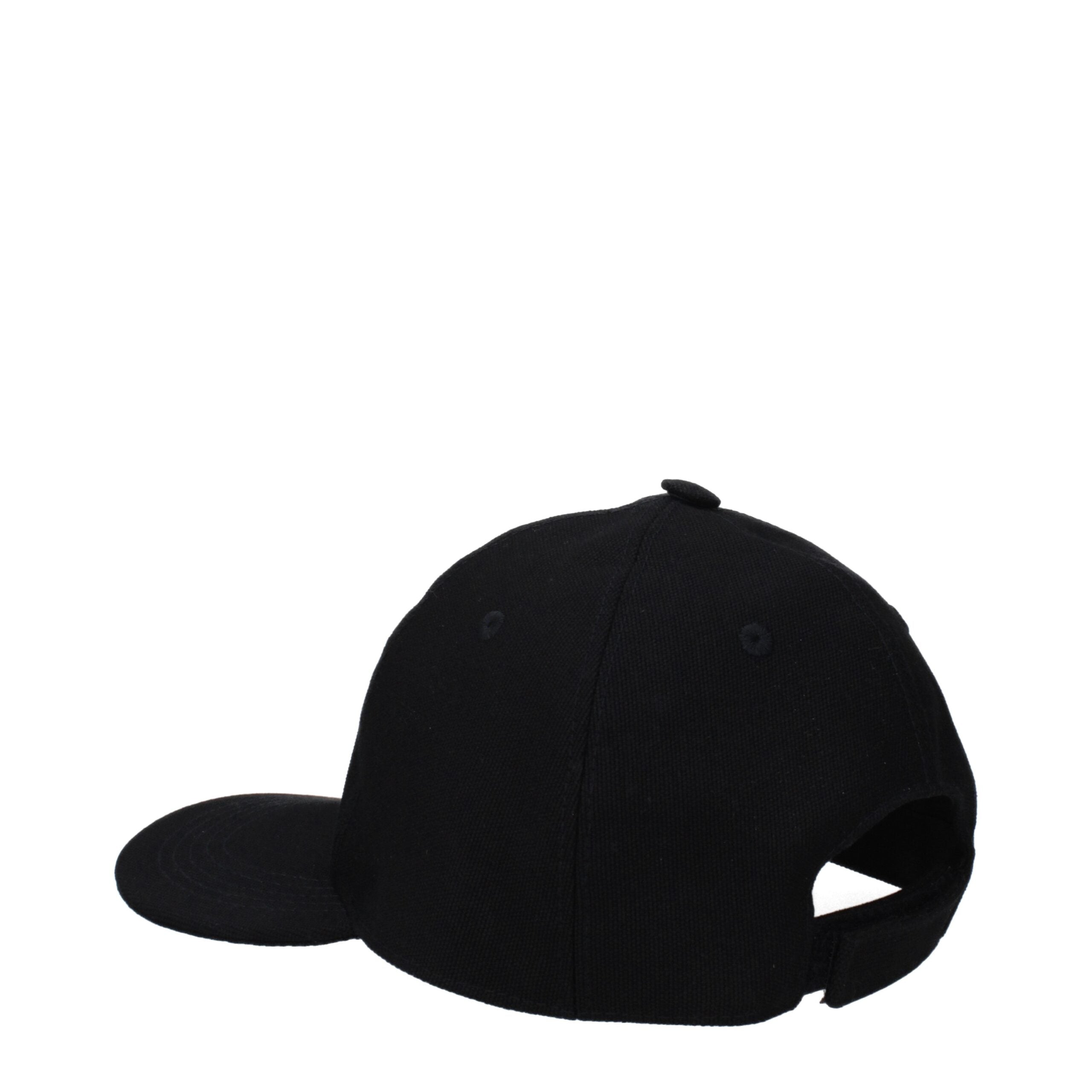 Stella McCartney Schwarze Baumwollkappe (Baseball Cap)