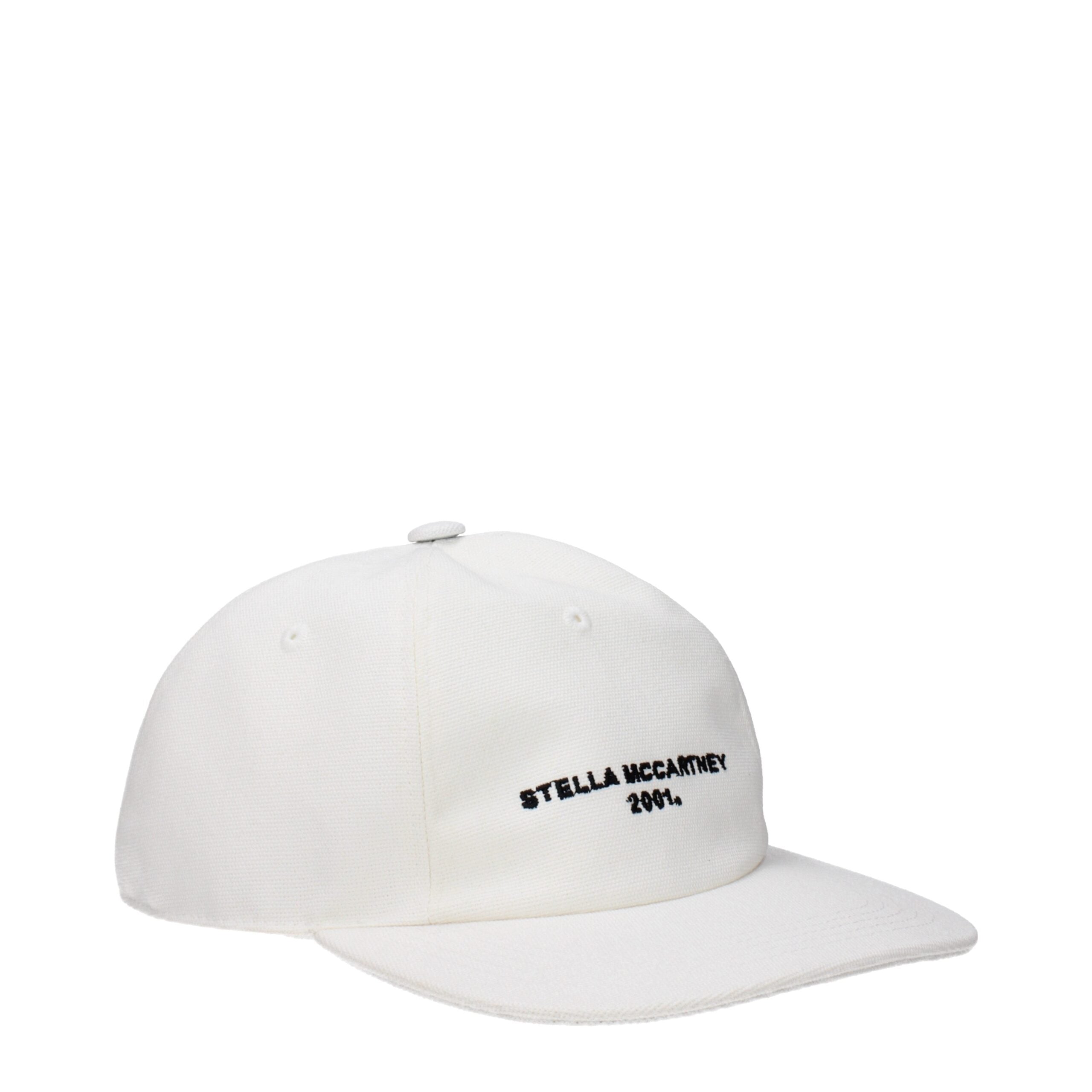 Stella McCartney Weiße Baumwollkappe (Baseball Cap)