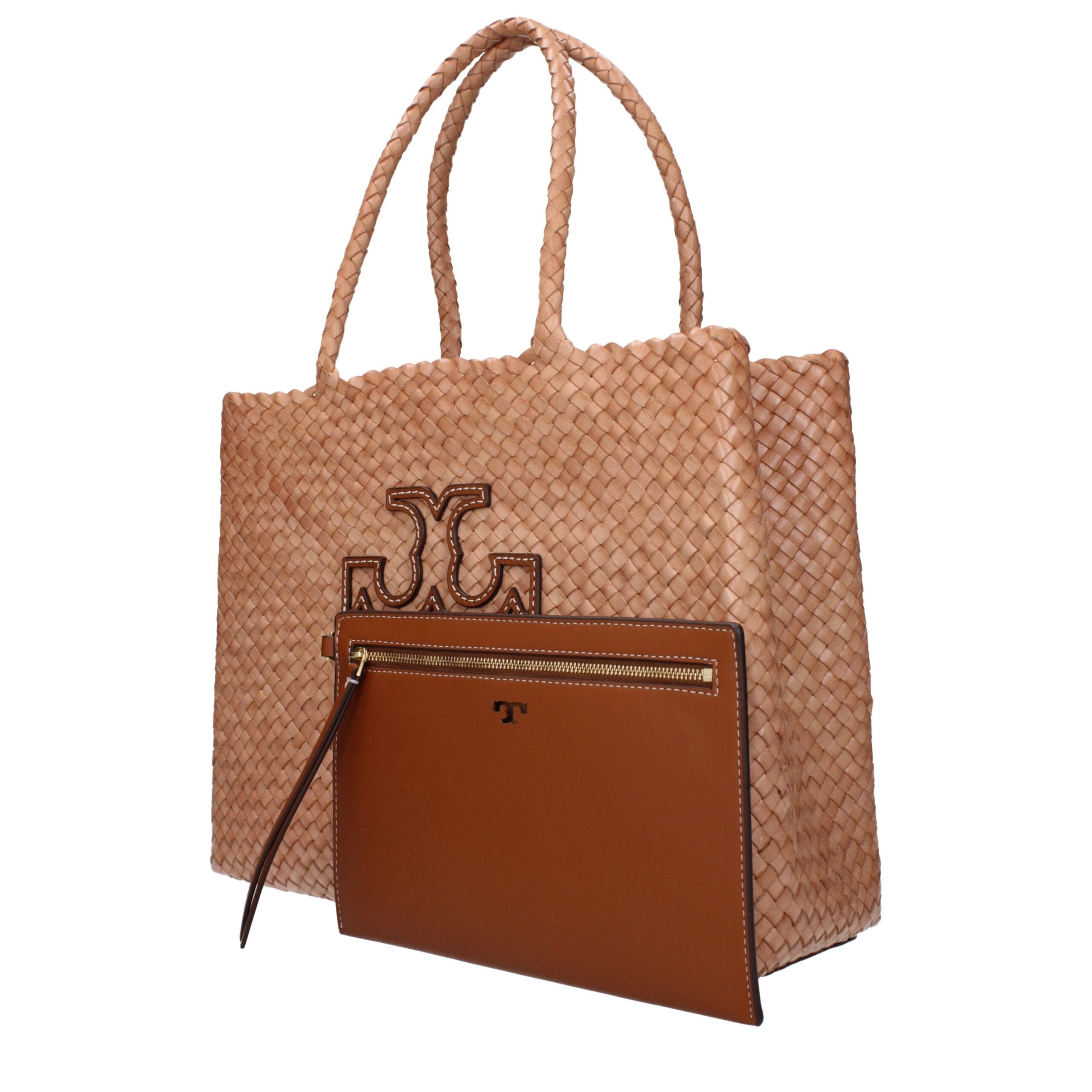Tory Burch Schultertasche aus pinkfarbenem Leder