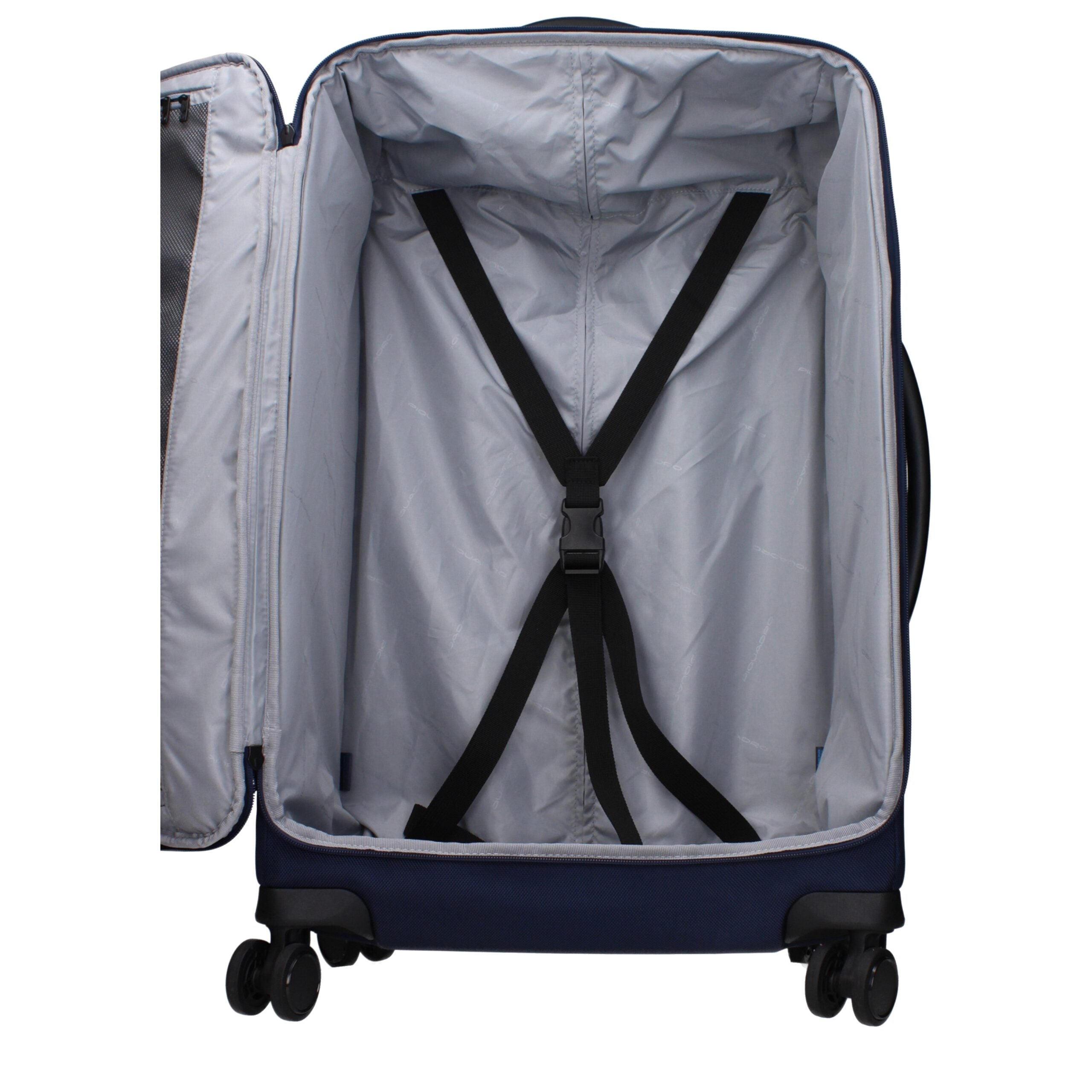 Piquadro Blauer Stoff Reisegepäck und Reisen