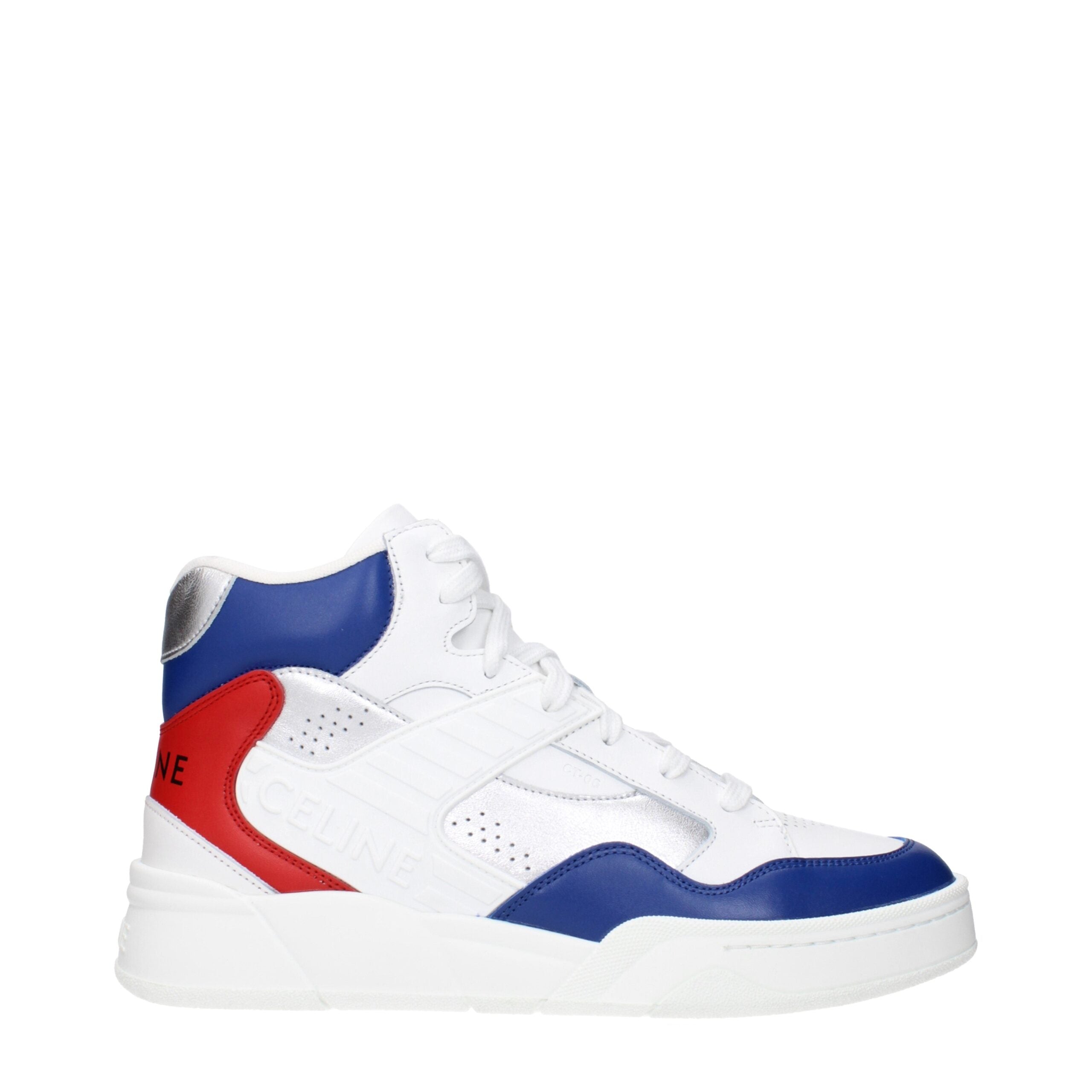 Celine Weiße Leder-Athletic-Sneaker