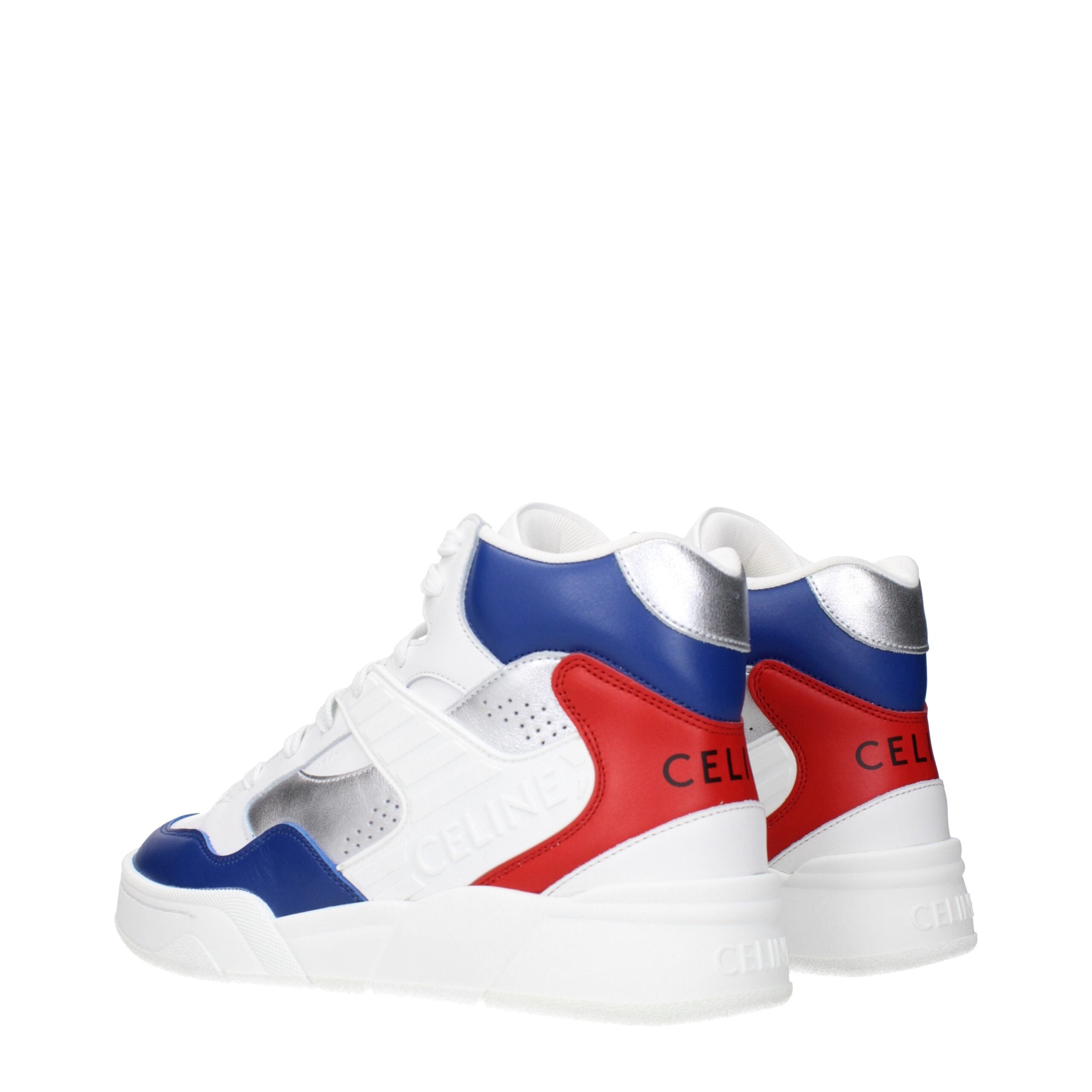 Celine Weiße Leder-Athletic-Sneaker