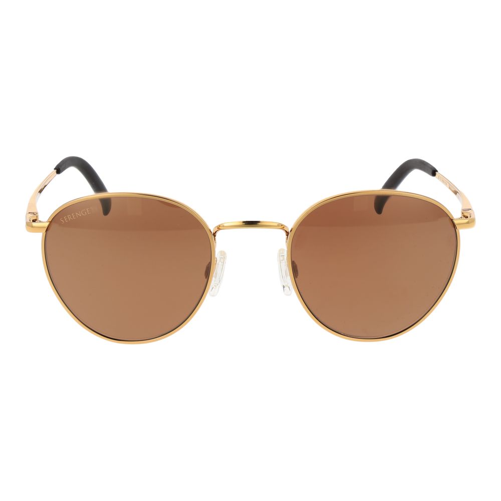 Serengeti Sonnenbrille aus Goldmetall