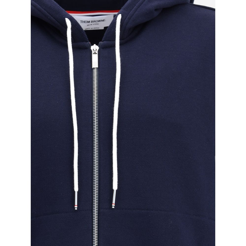 Thom Browne Blauer Baumwoll-Sweatshirt