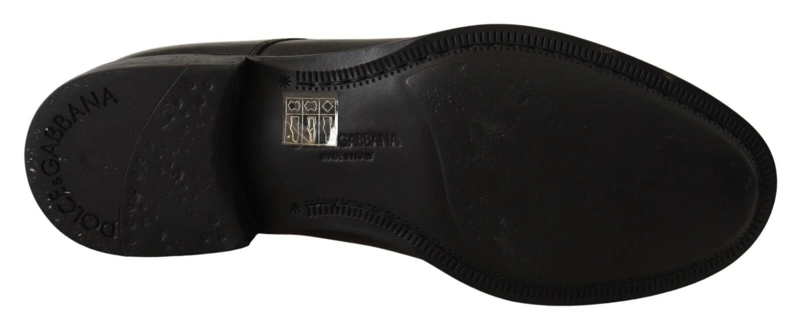 Dolce & Gabbana Schwarze Schnürschuhe aus Leder für Männer Formelle Derby-Schuhe