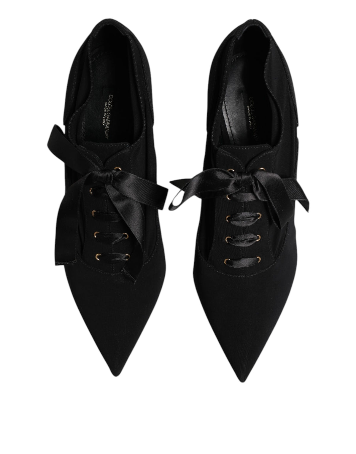 Dolce & Gabbana Schwarze Spitze Stiletto Heels Pumps Schuhe