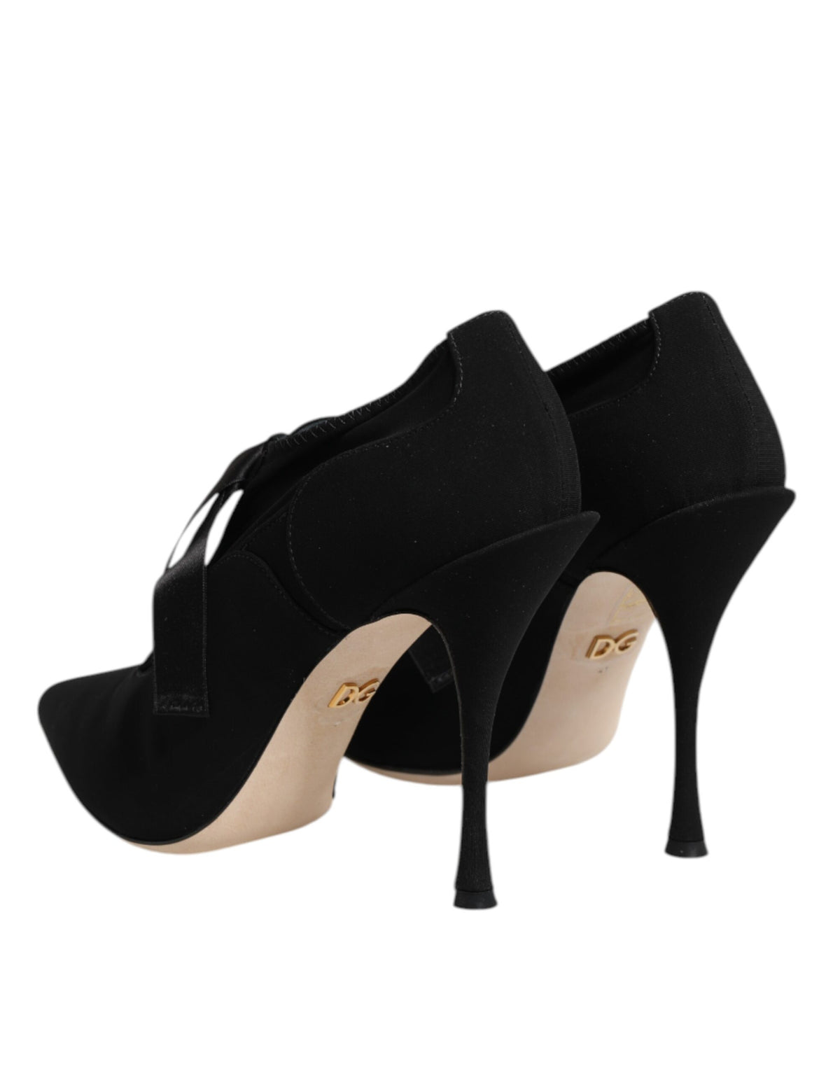 Dolce & Gabbana Schwarze Spitze Stiletto Heels Pumps Schuhe