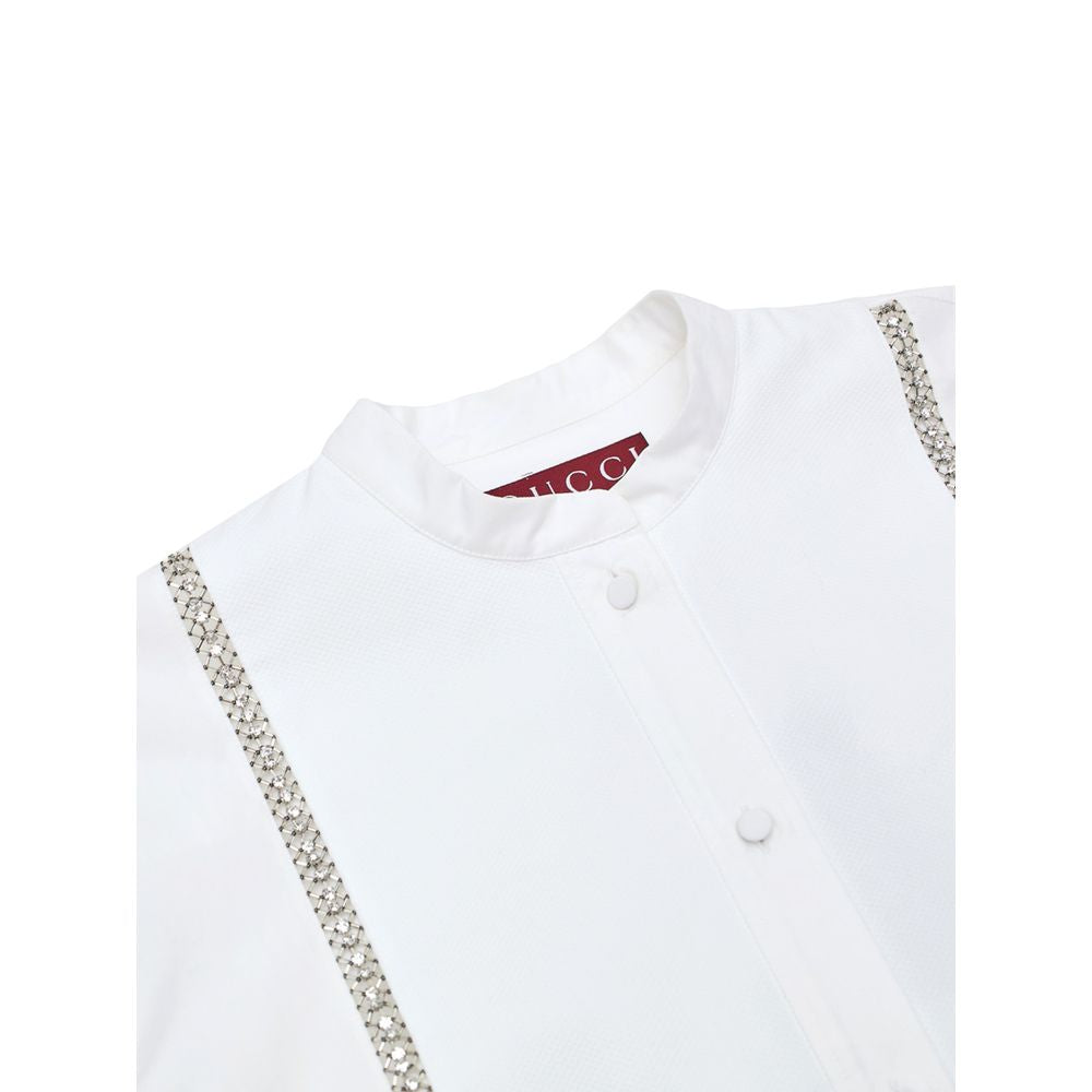 Gucci Weiße Baumwollbluse
