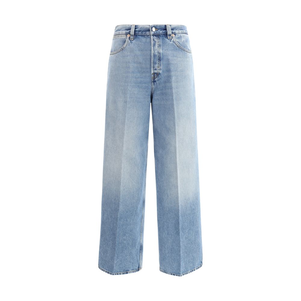 Gucci Blaue Baumwolljeans Denim