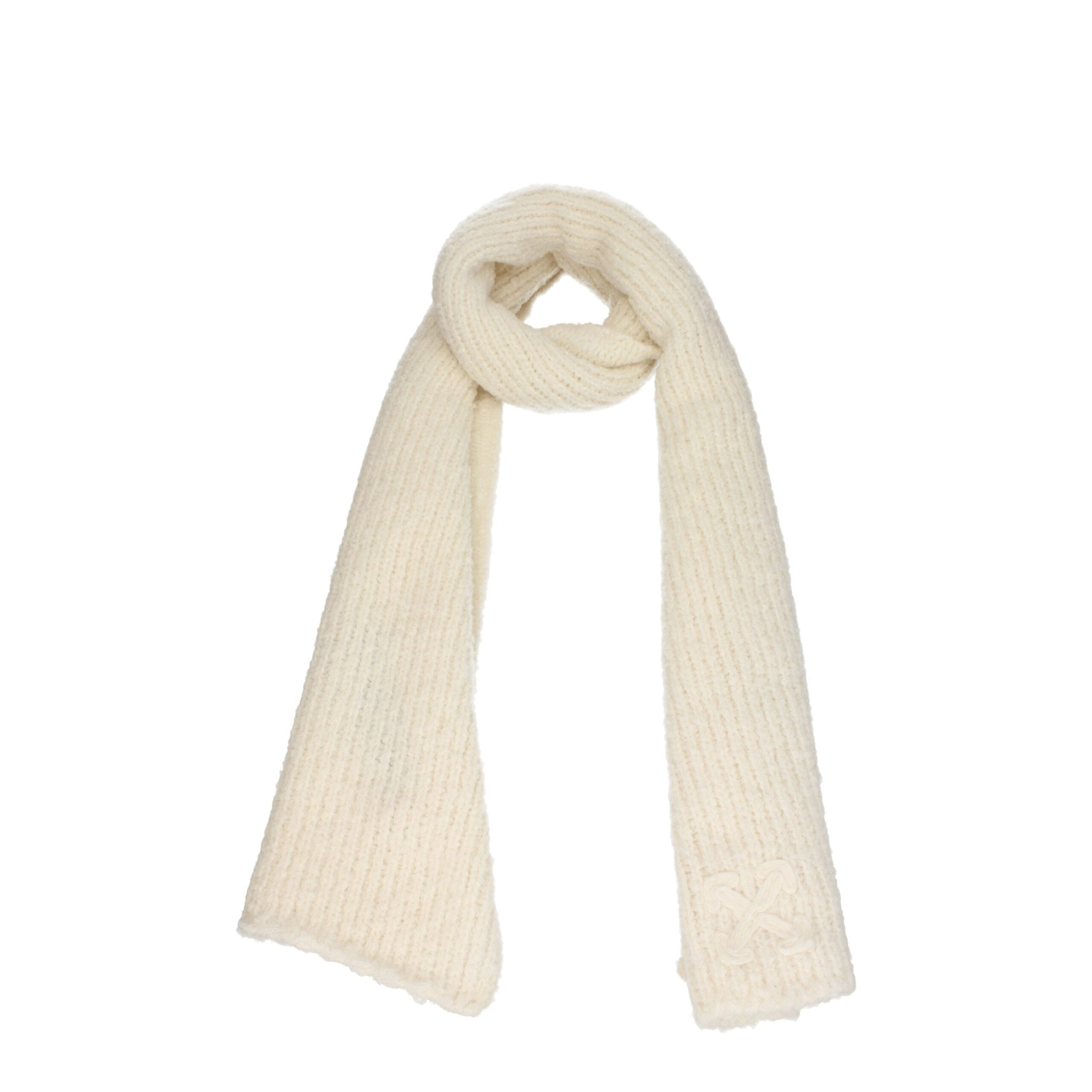 Off-White Beige Wollschal