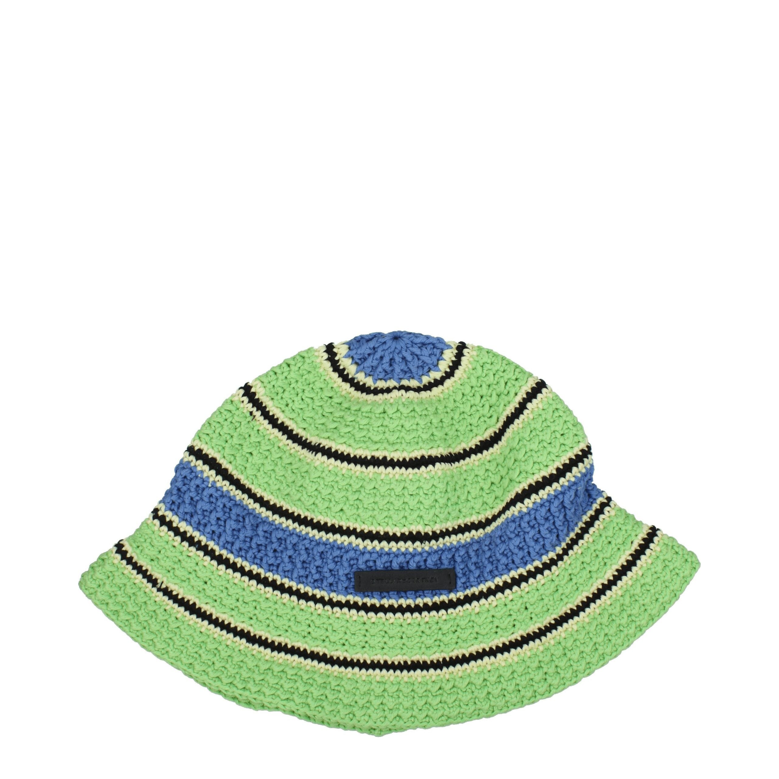 Stella McCartney Grüne Baumwoll-Fischerhut