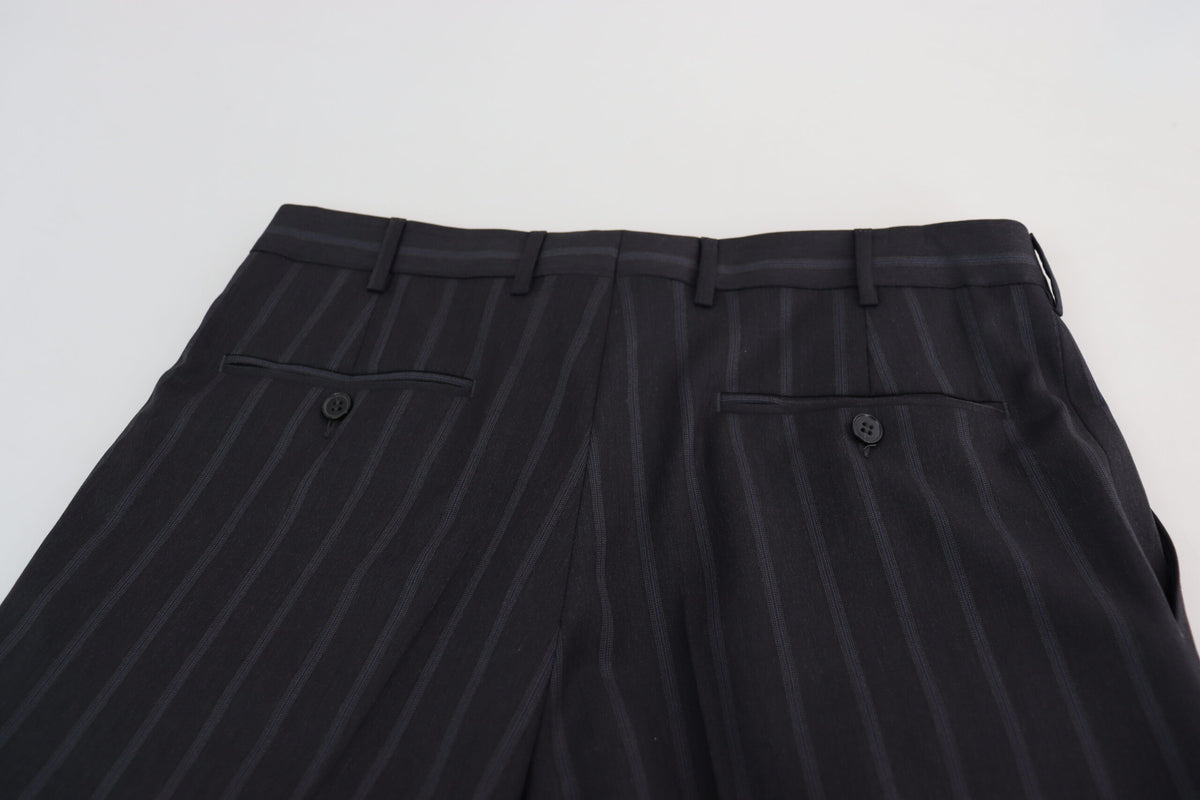 Dolce & Gabbana Graue formelle Hose aus Wollmischung Hose