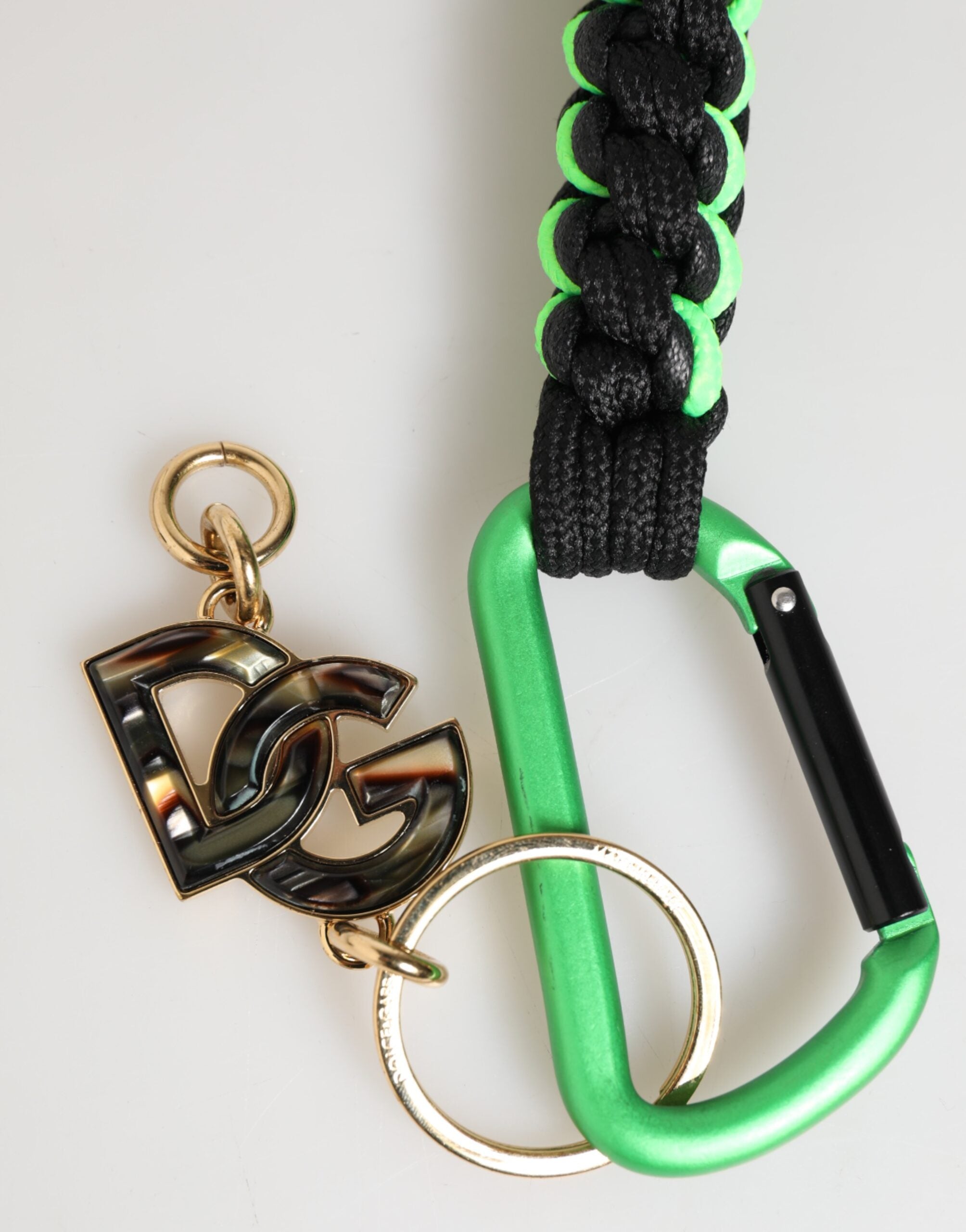 Dolce & Gabbana Multicolor Polyester Tape String DG Logo Schlüsselanhänger Schlüsselanhänger