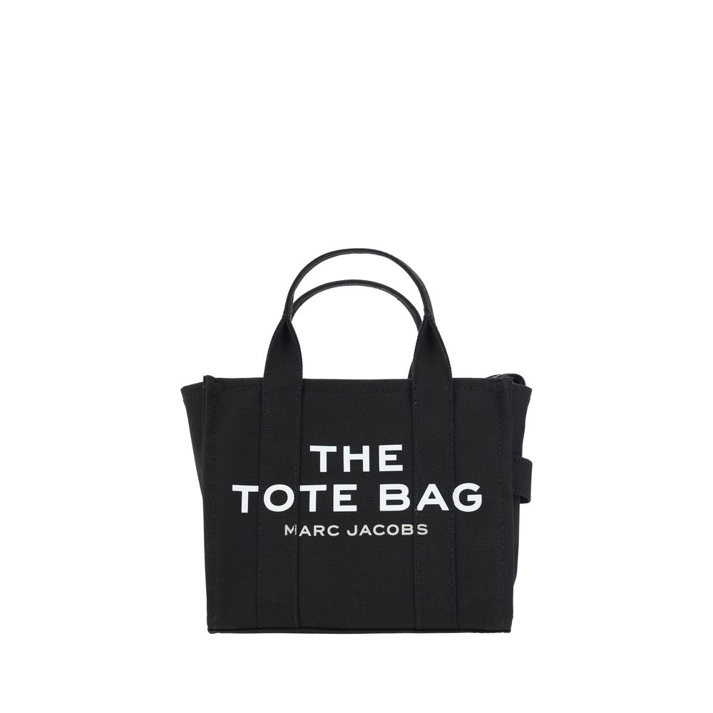 Marc Jacobs Schwarze Baumwoll-Handtasche