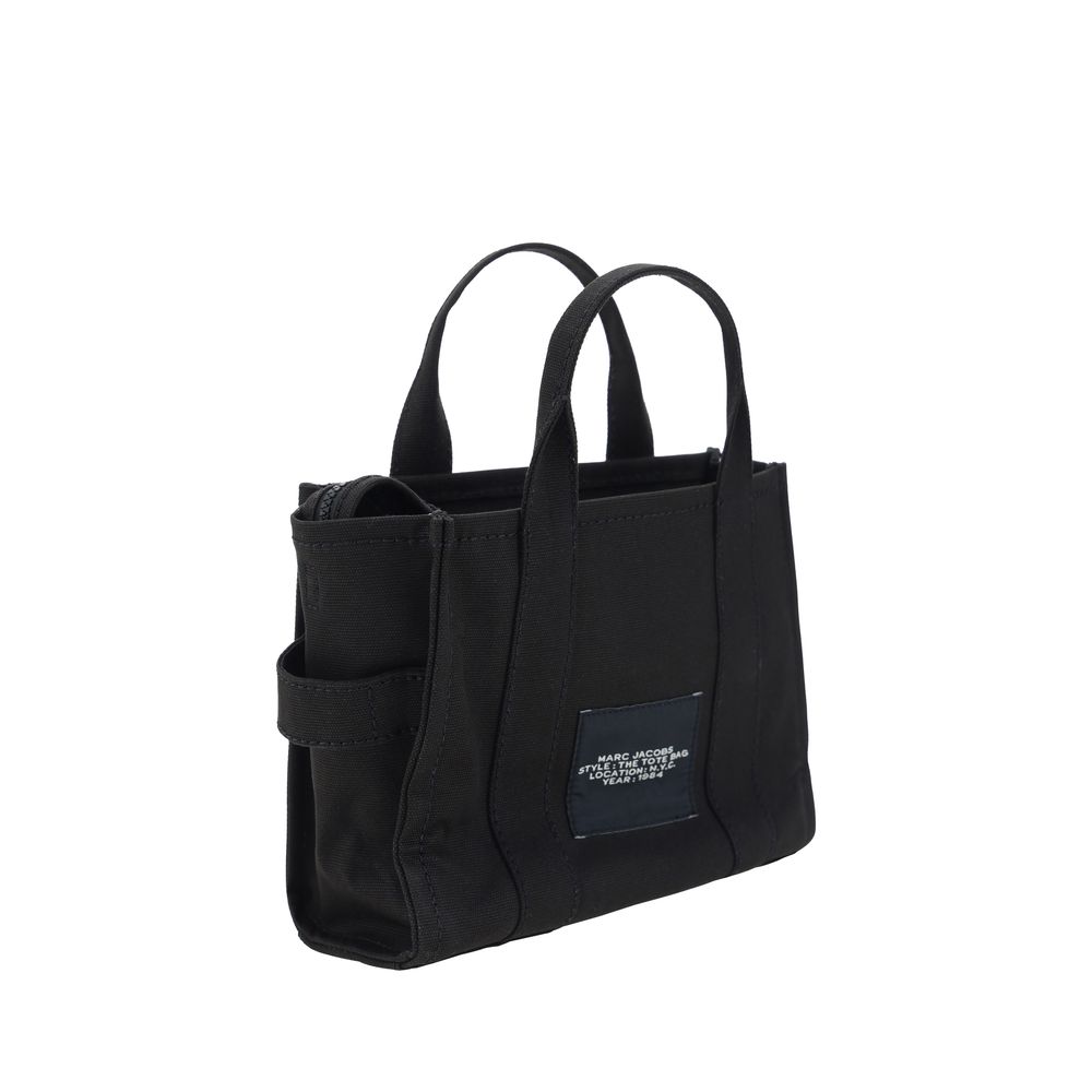 Marc Jacobs Schwarze Baumwoll-Handtasche