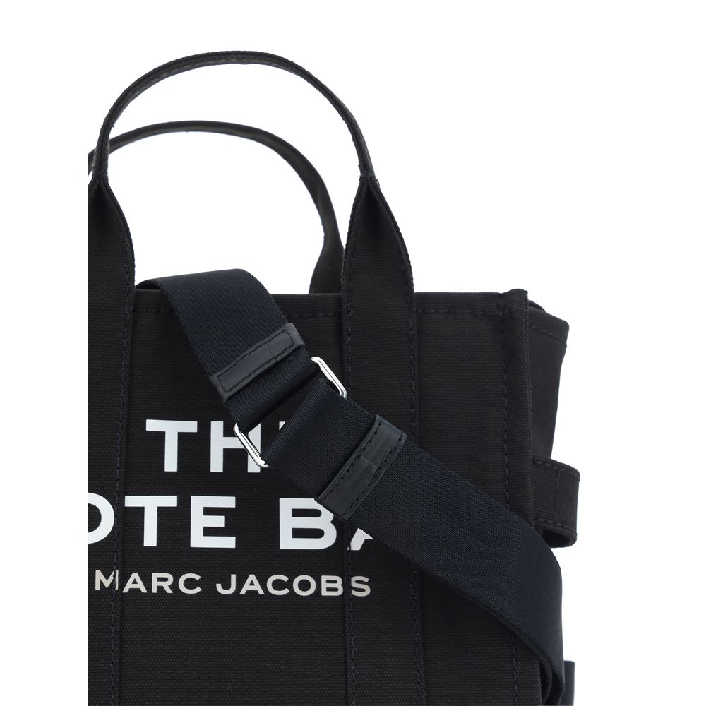 Marc Jacobs Schwarze Baumwoll-Handtasche