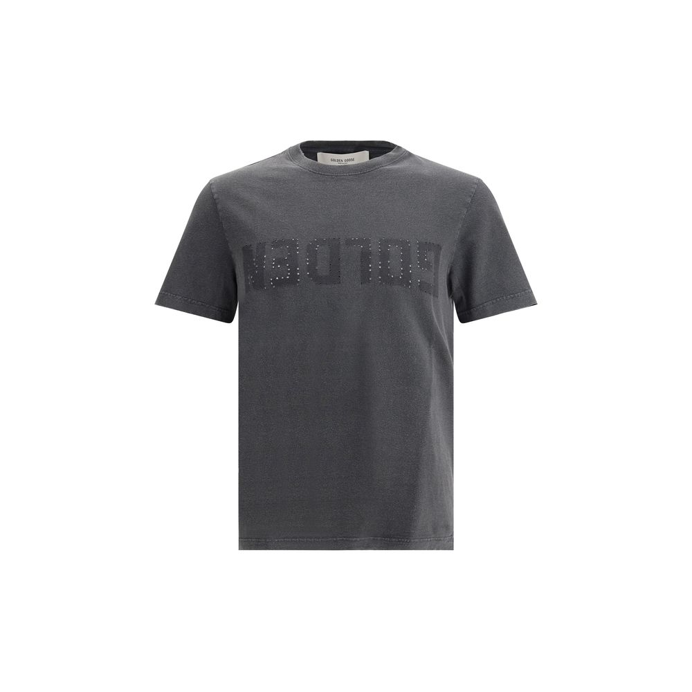 Golden Goose Graues Baumwoll-T-Shirt