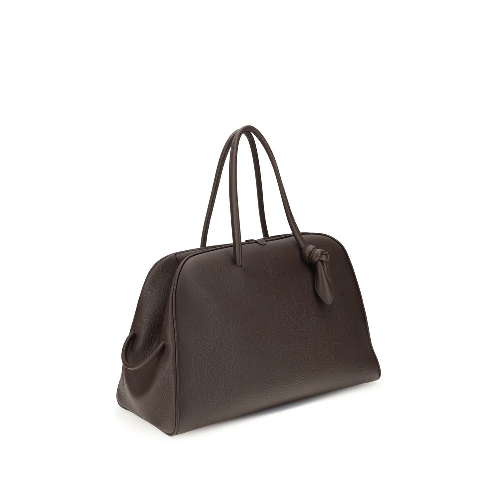Jacquemus Braune Kalbsleder Bos Taurus Handtasche