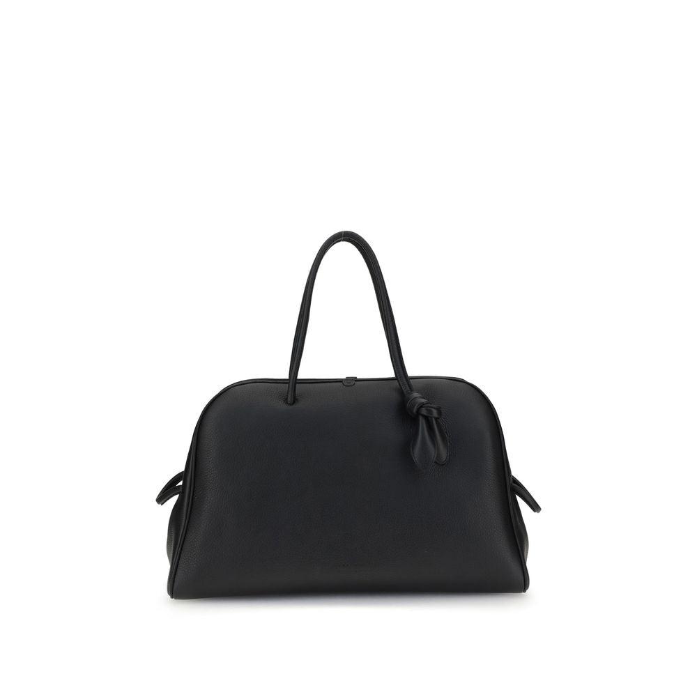 Jacquemus Schwarze Kalbsleder Bos Taurus Handtasche